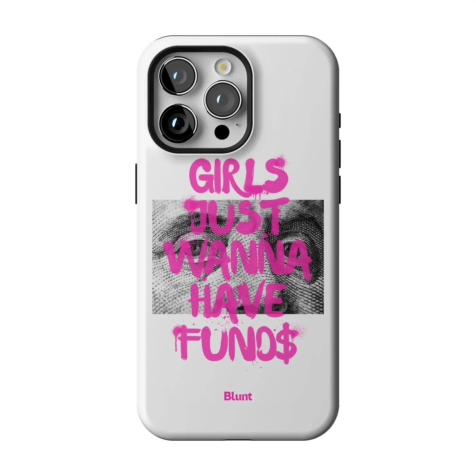 Fund$ White iPhone Case - Image 49