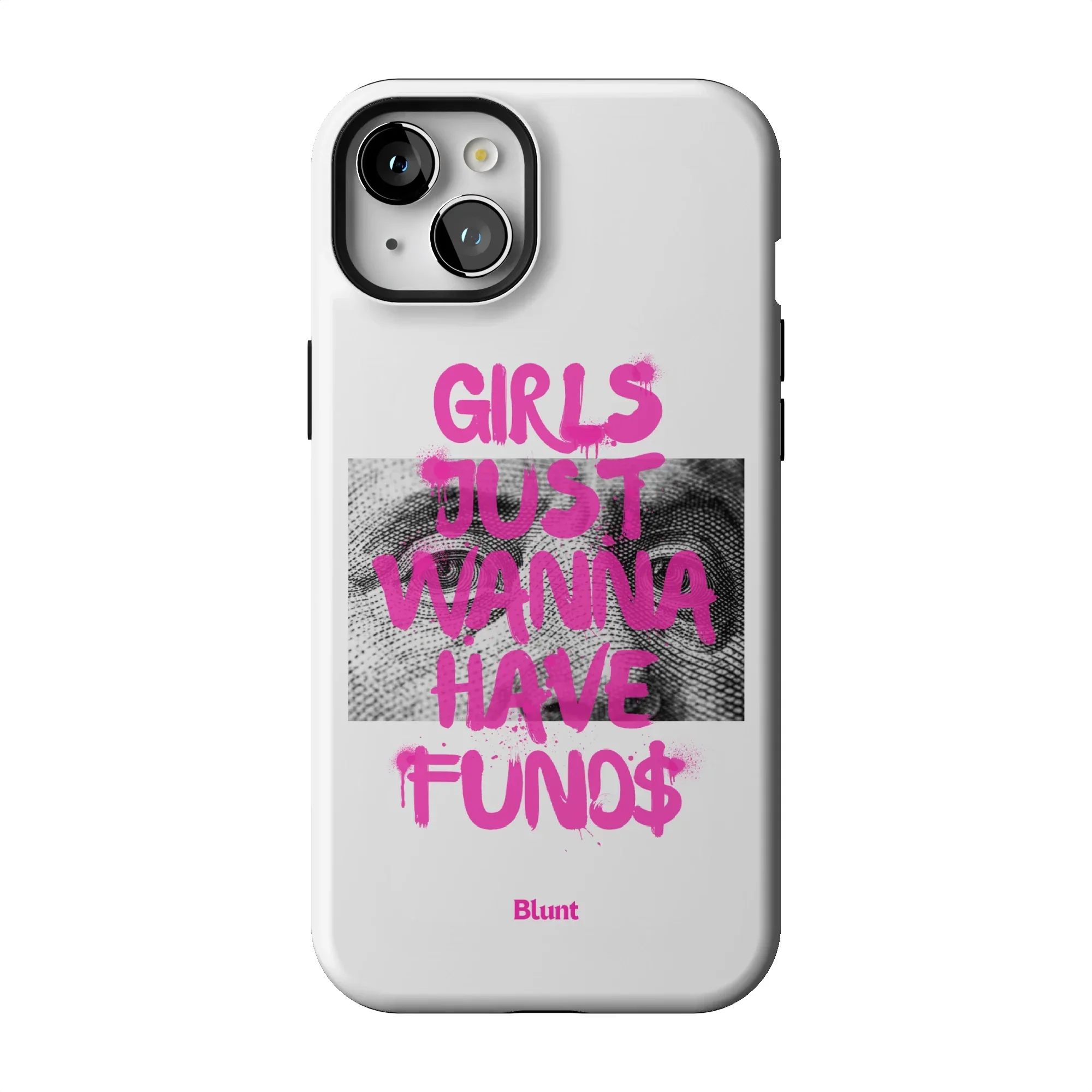 Fund$ White iPhone Case - Image 50