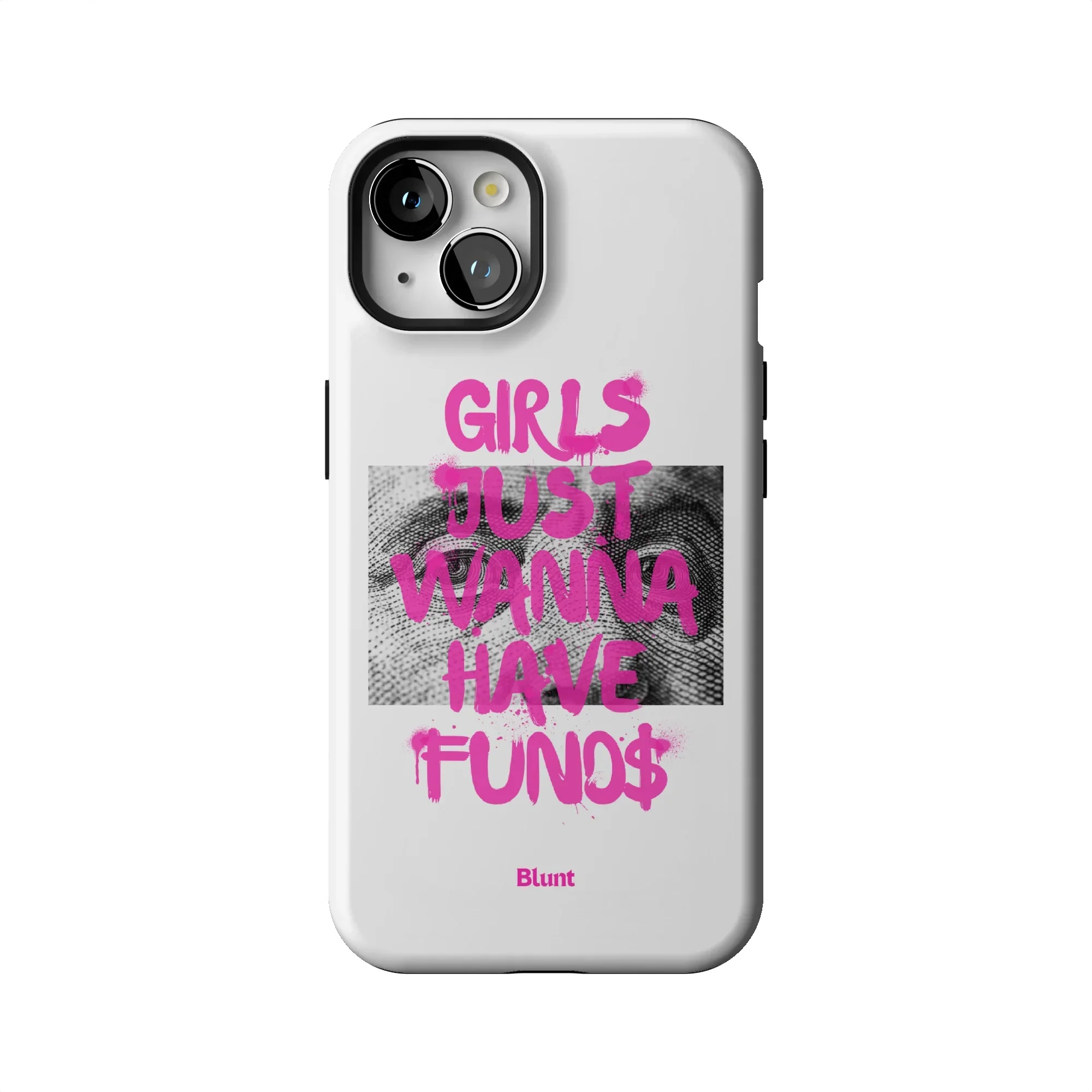 Fund$ White iPhone Case - Image 55