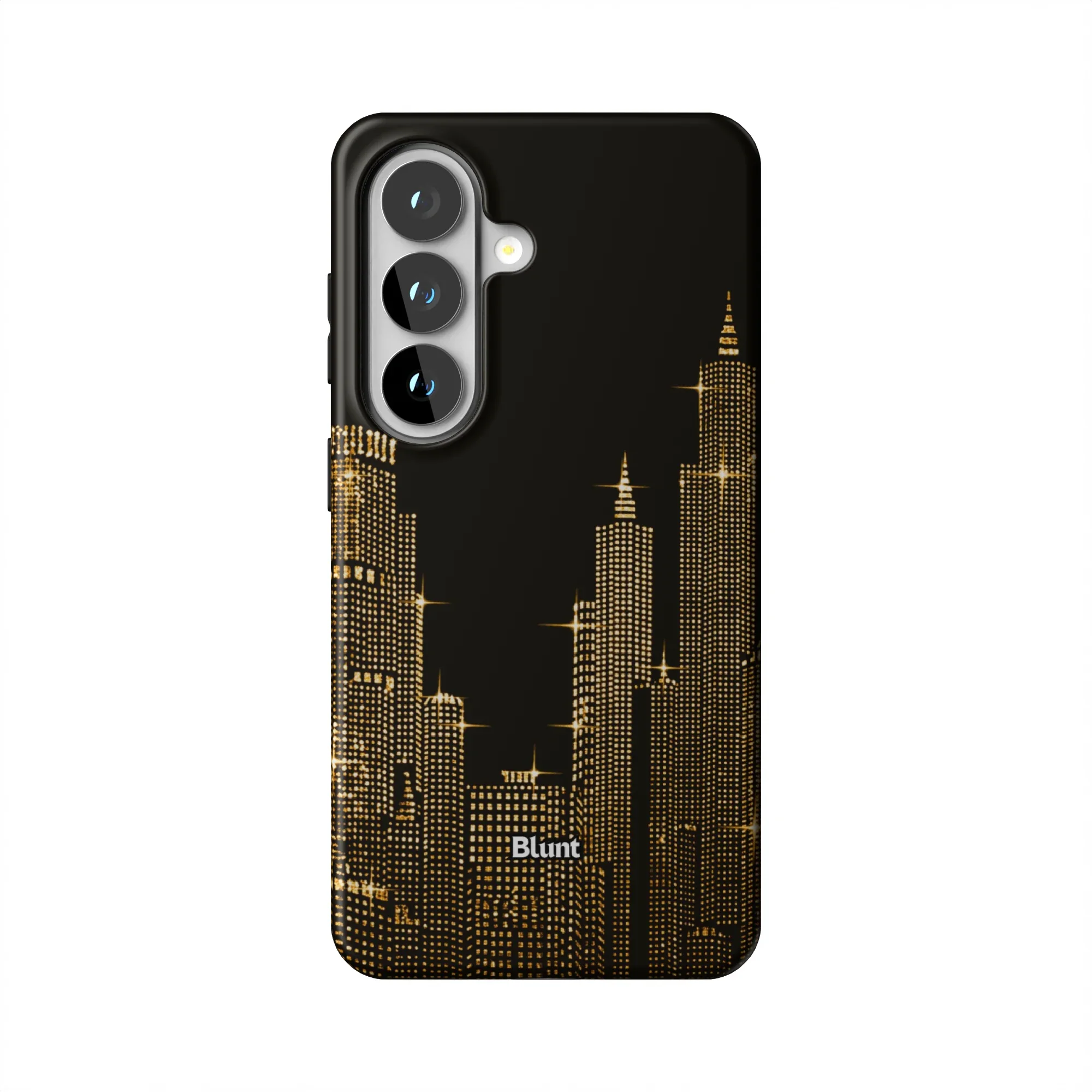 Gold NYC Skyeline Samsung Phone Case - Image 2