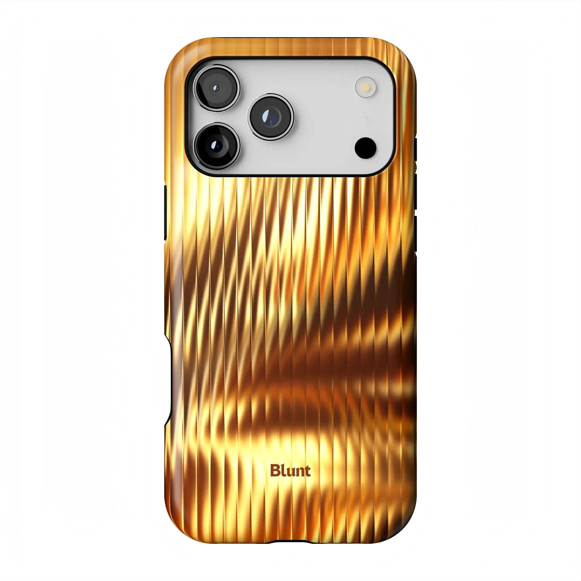 Golden Ripple iPhone Case - Image 3