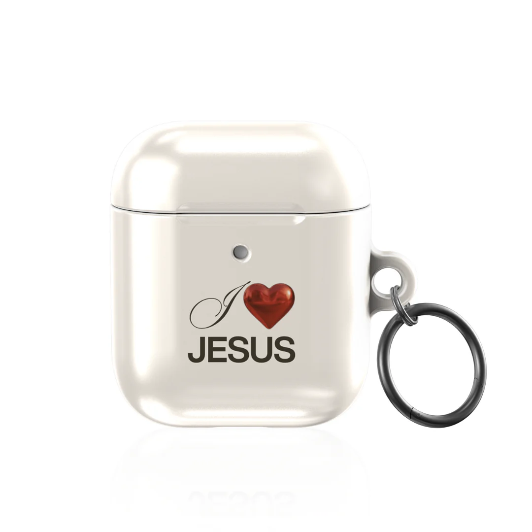 I Heart Jesus AirPod Case