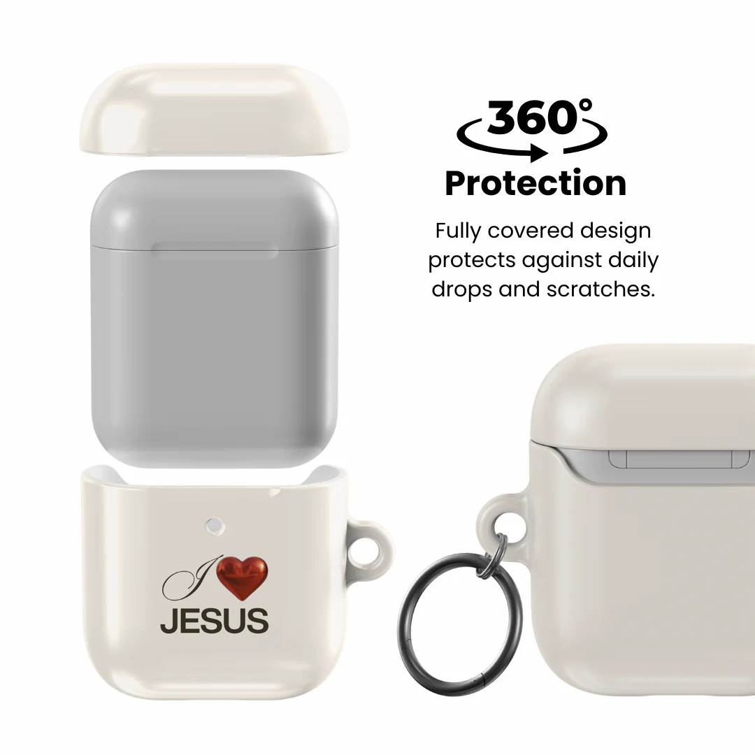I Heart Jesus AirPod Case - Image 2