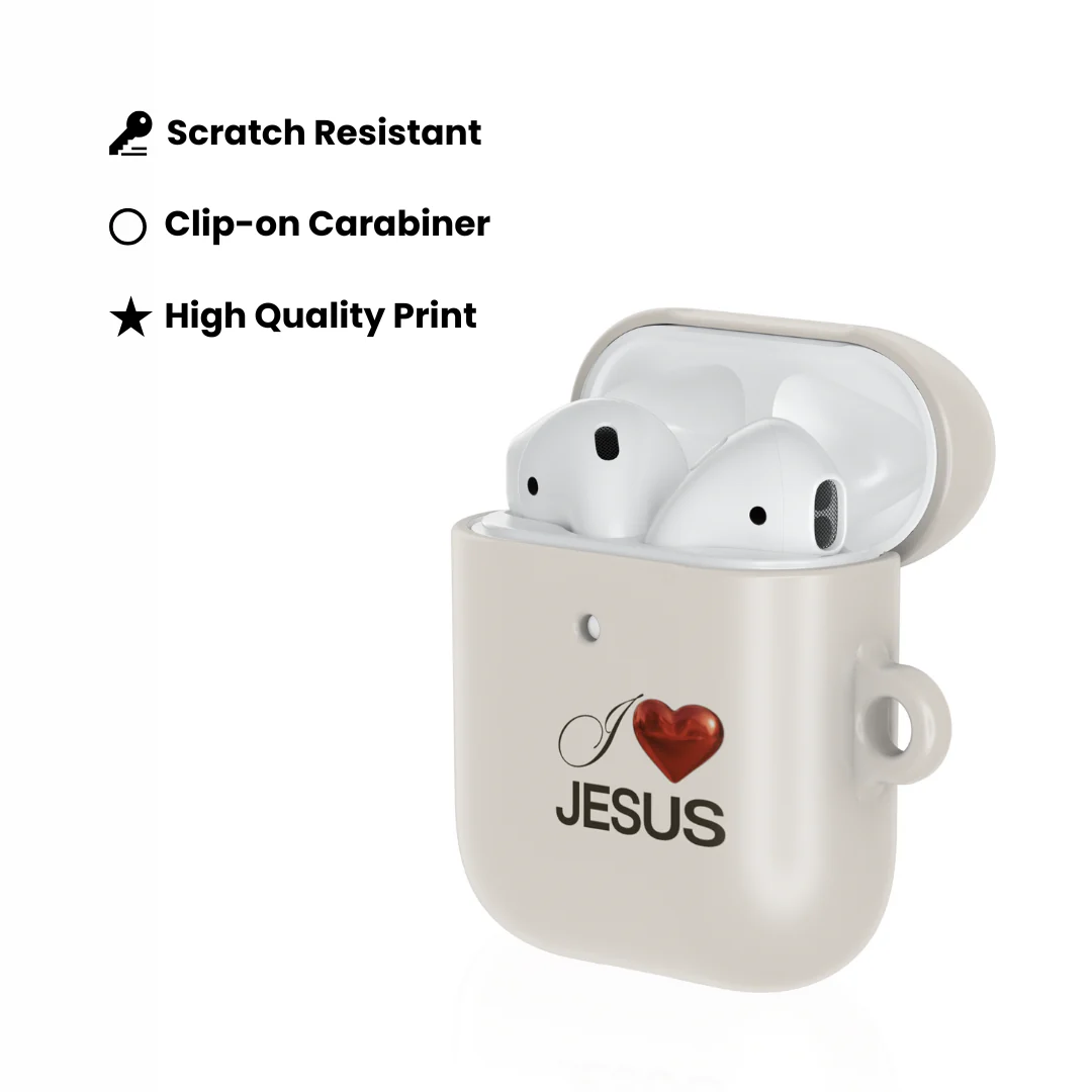 I Heart Jesus AirPod Case - Image 3