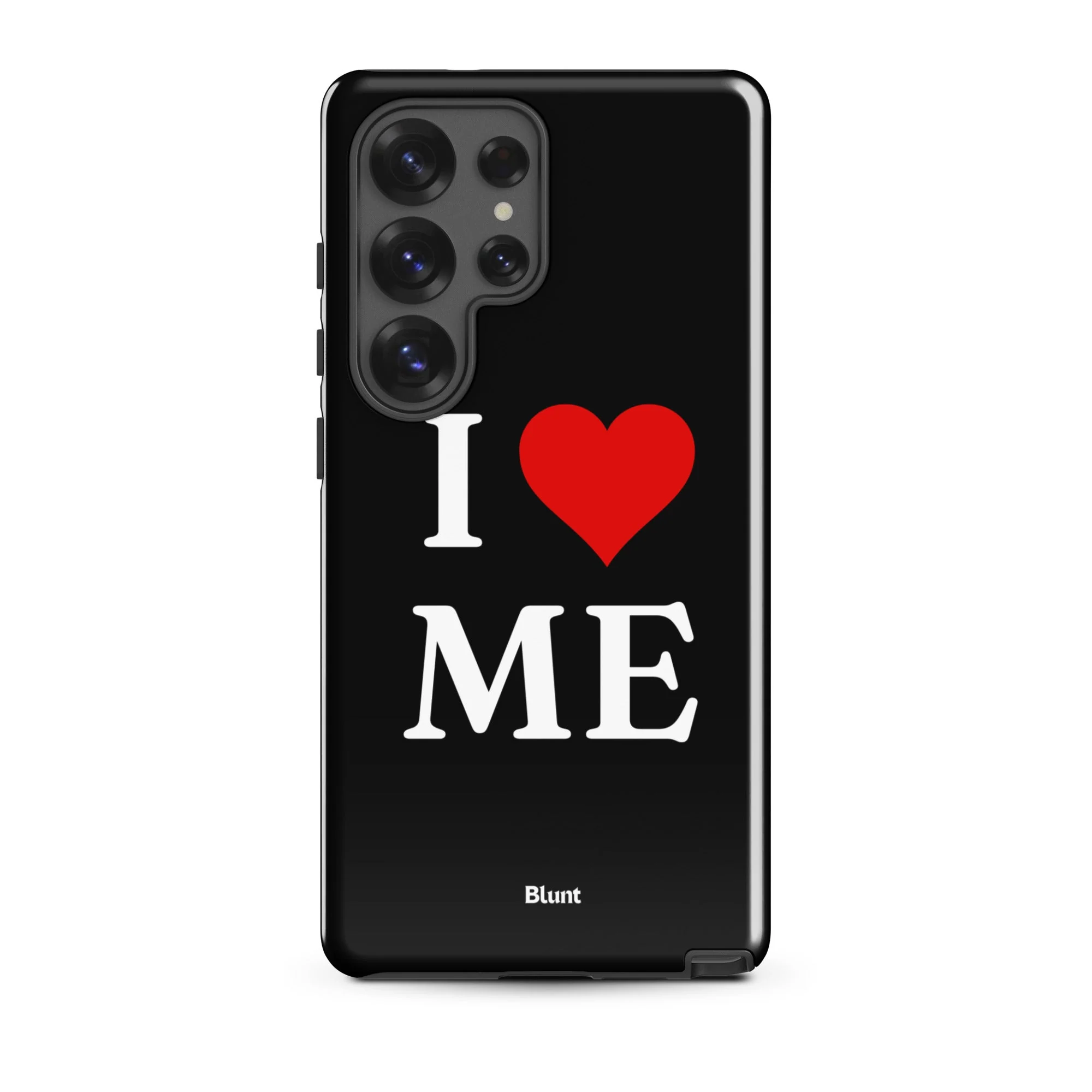 I Love Me in Black Samsung Case - Image 3