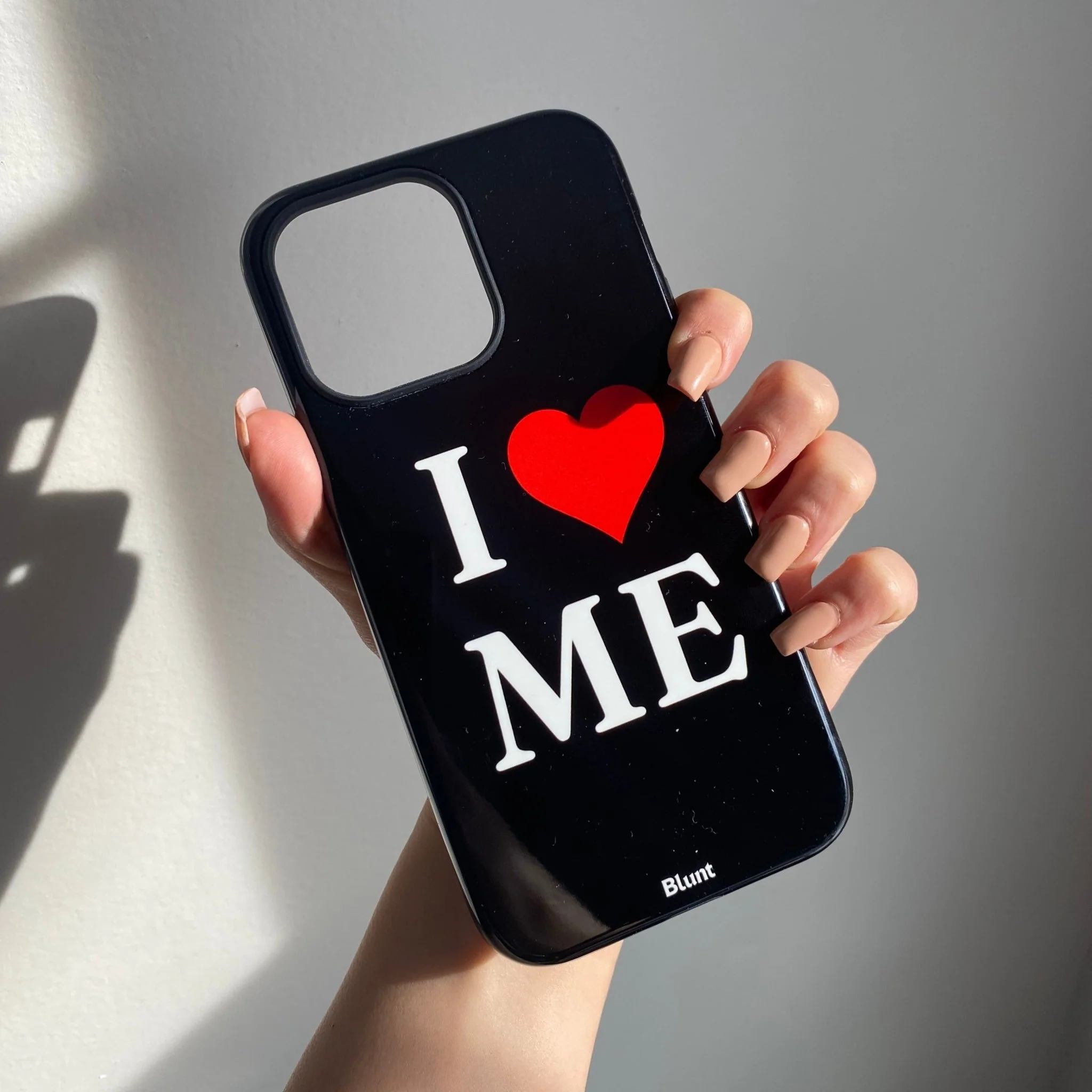 I Love Me in Black iPhone Case - Image 2