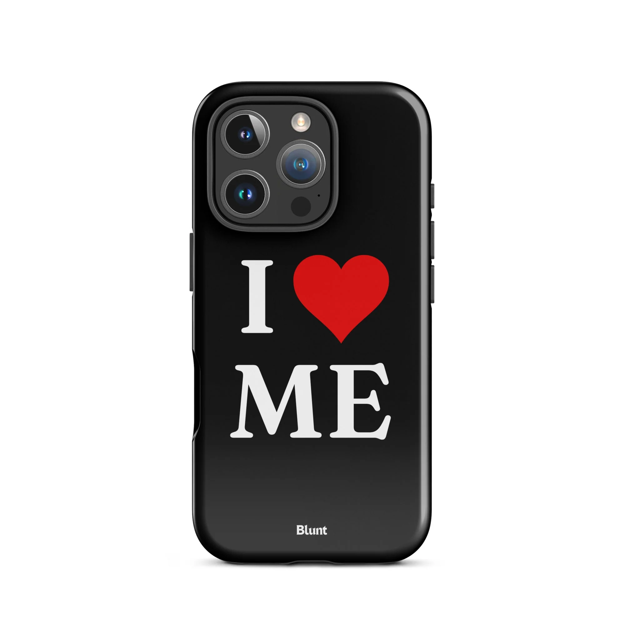 I Love Me in Black iPhone Case - Image 44
