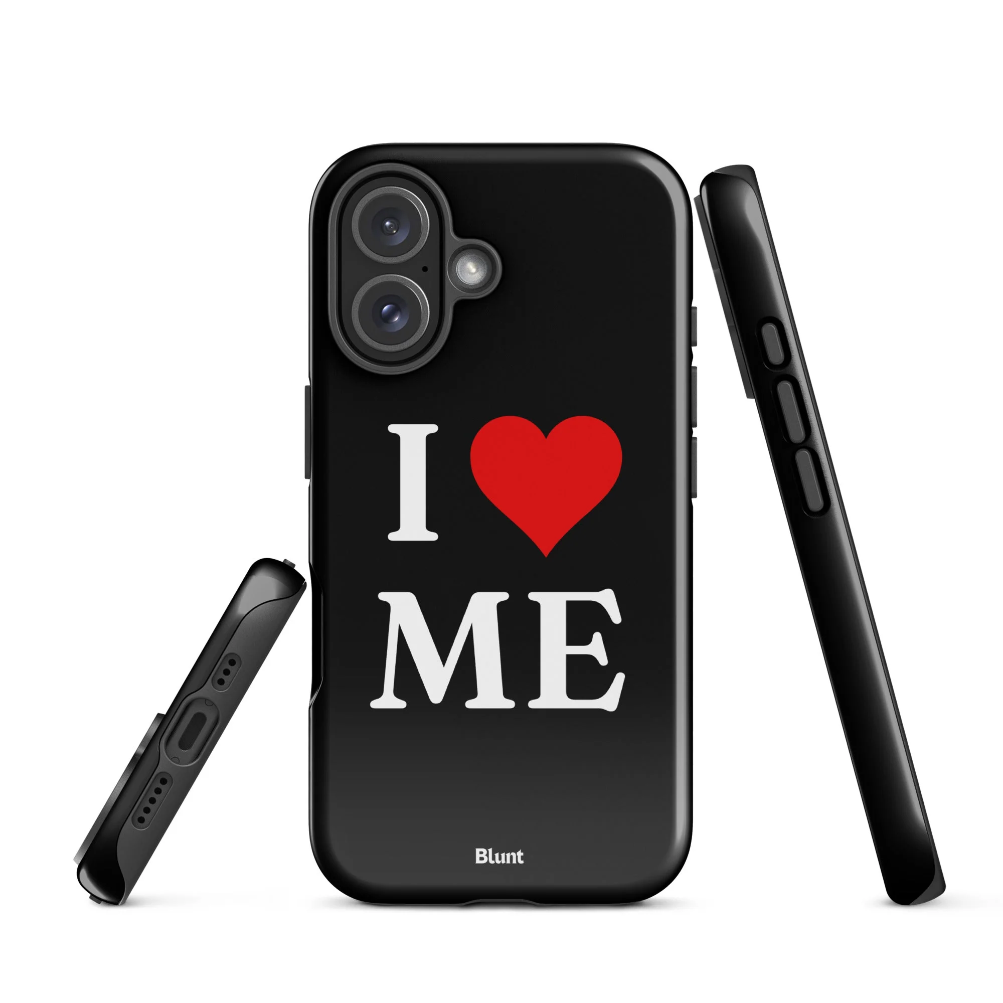 I Love Me in Black iPhone Case - Image 47