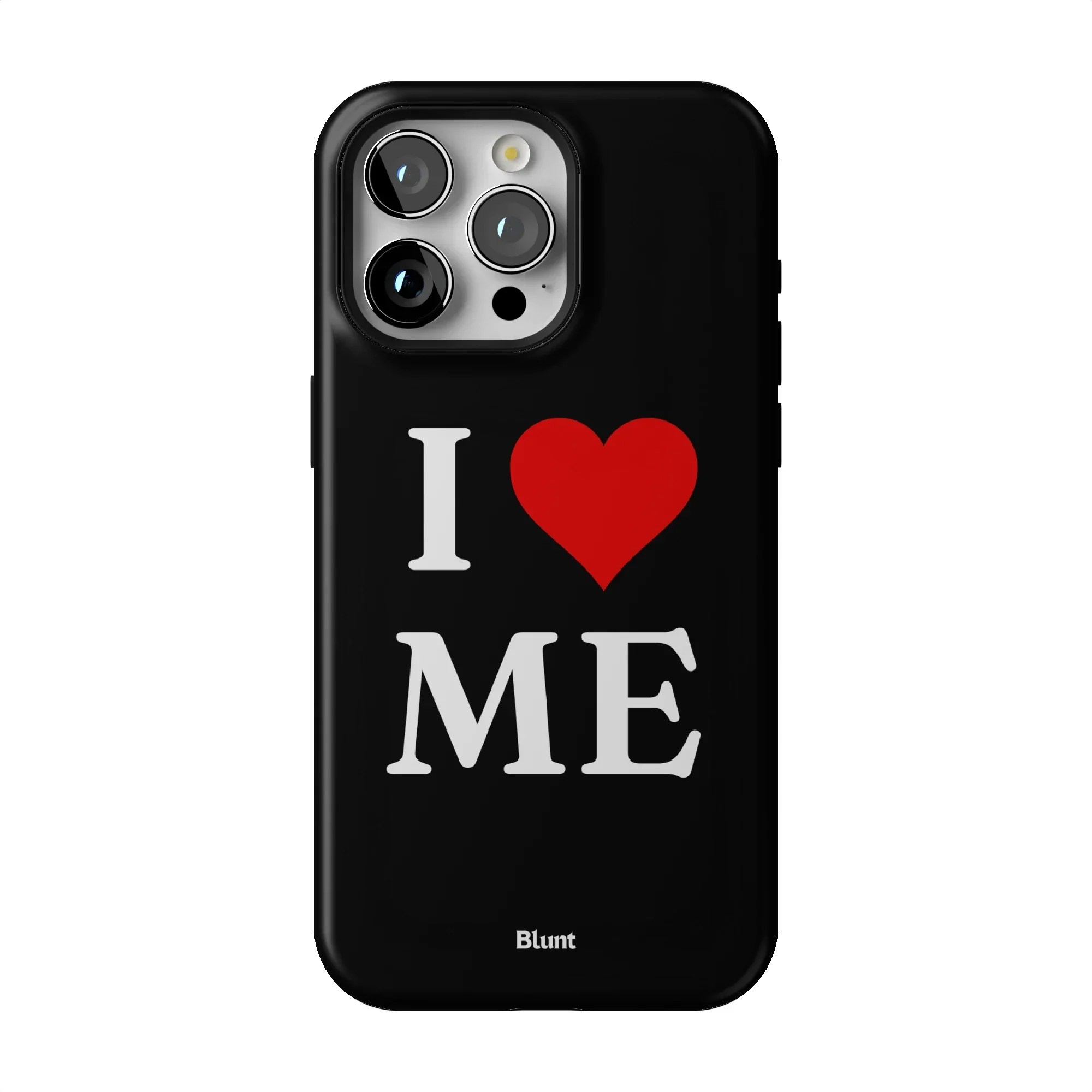 I Love Me in Black iPhone Case - Image 67