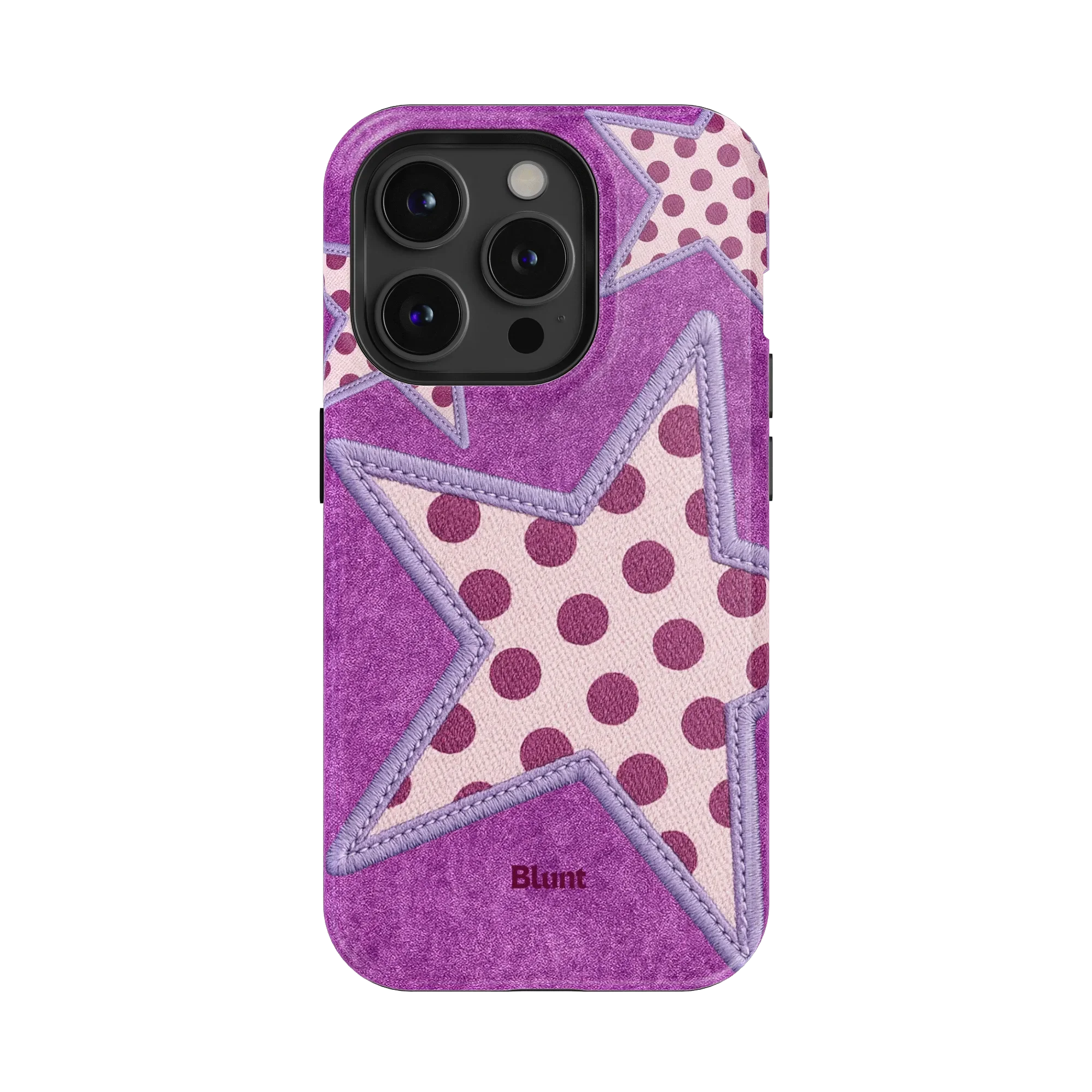 Lilac Crush Polka Star iPhone Case - Image 10