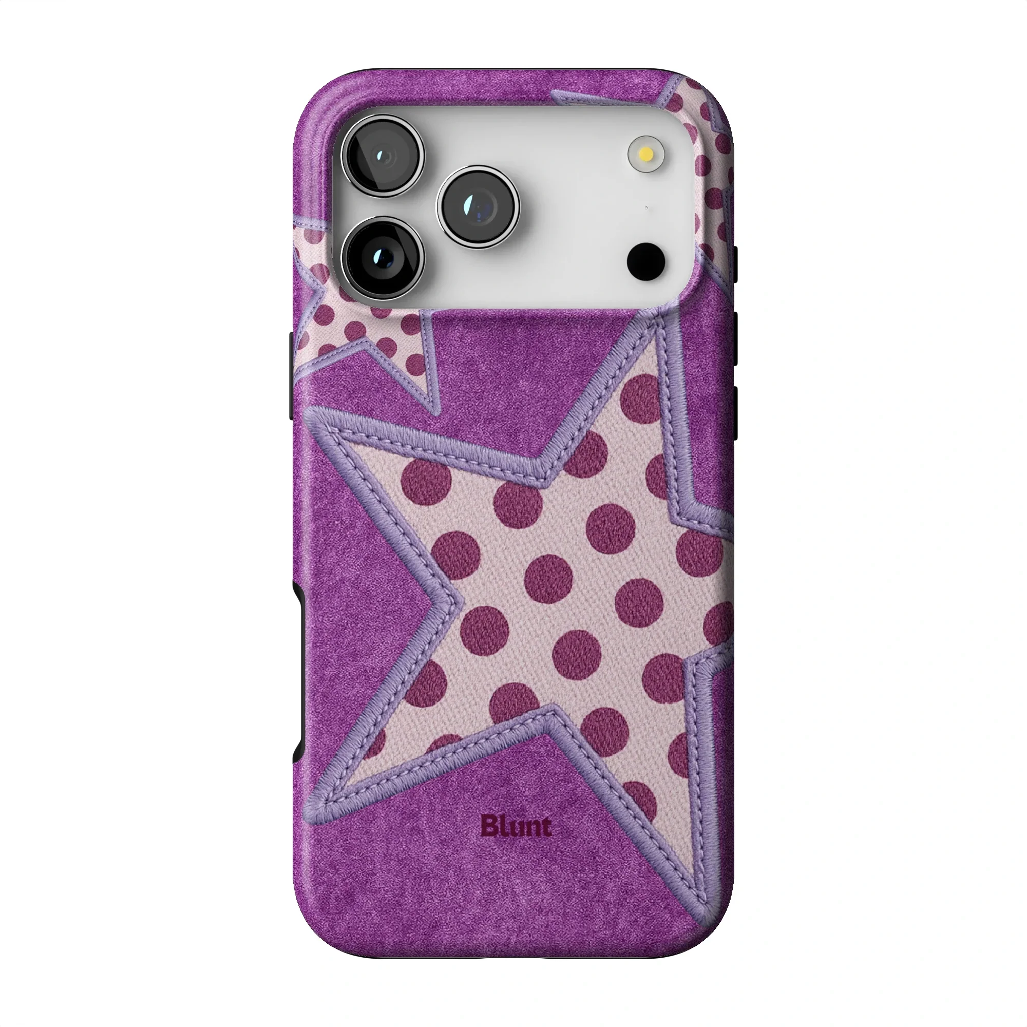 Lilac Crush Polka Star iPhone Case - Image 34