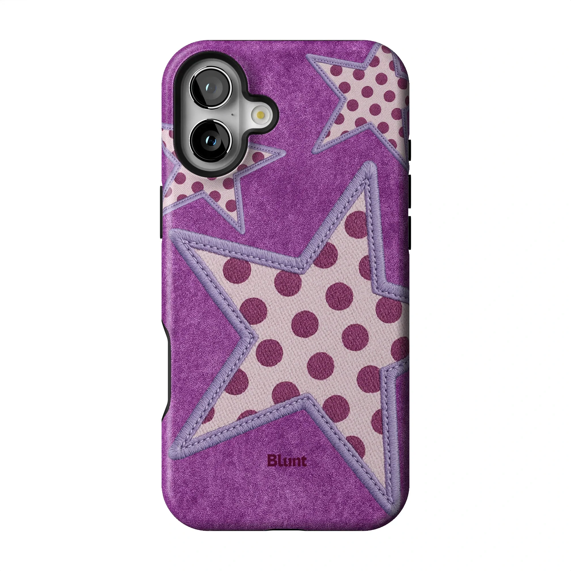 Lilac Crush Polka Star iPhone Case - Image 39