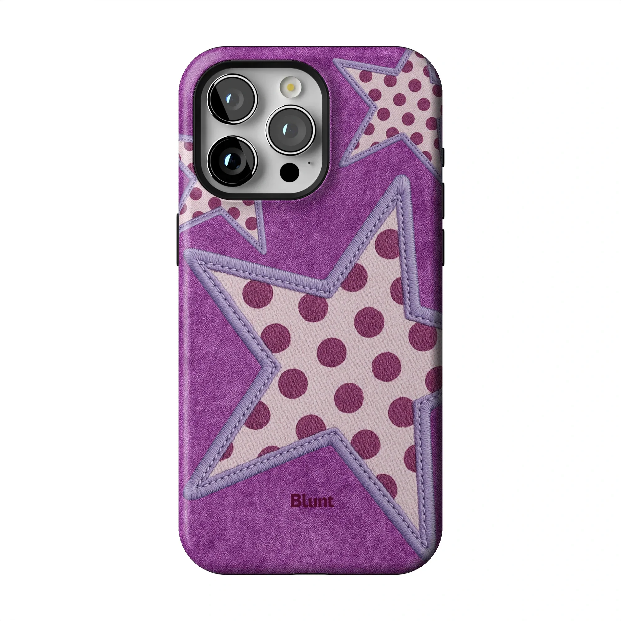 Lilac Crush Polka Star iPhone Case - Image 42