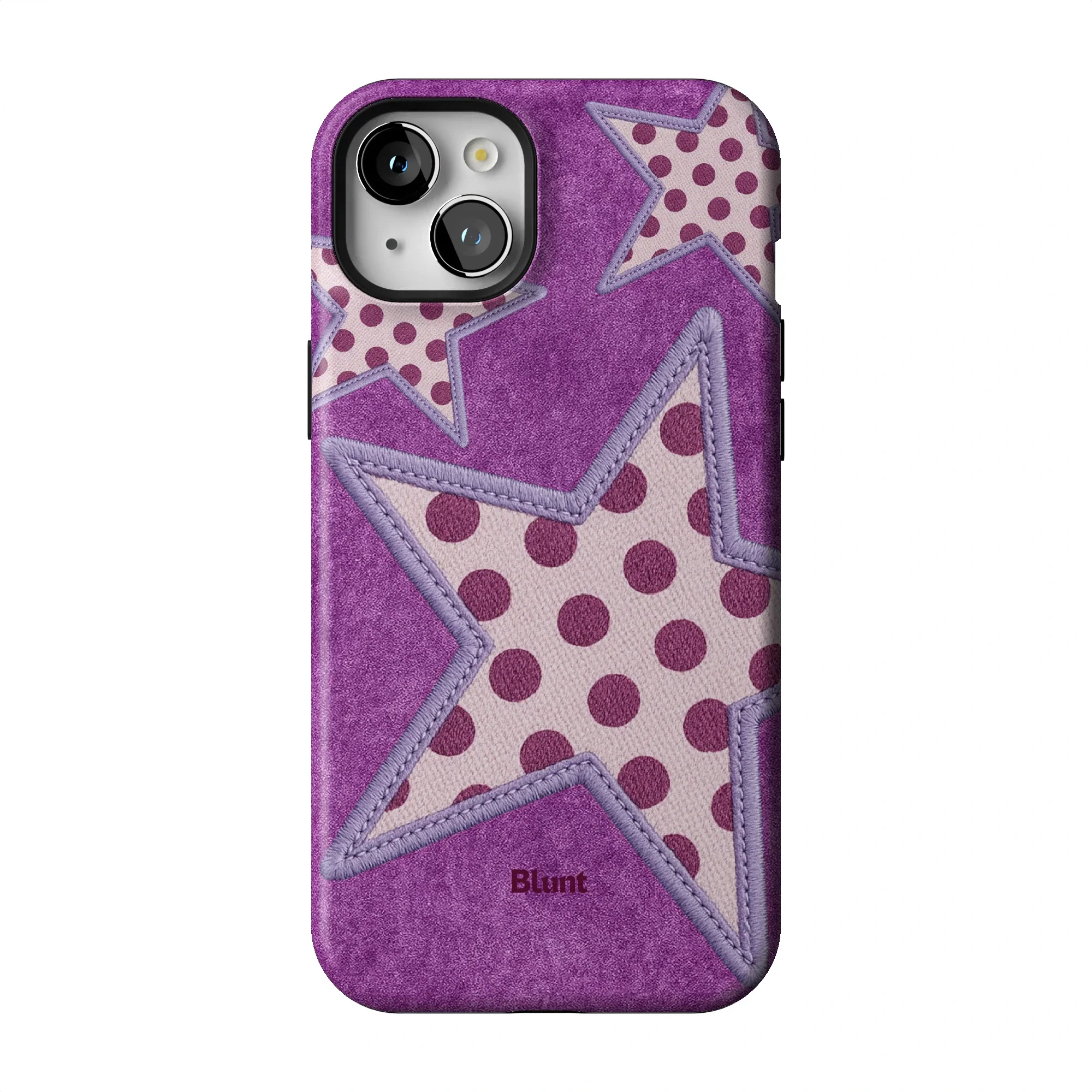 Lilac Crush Polka Star iPhone Case - Image 43