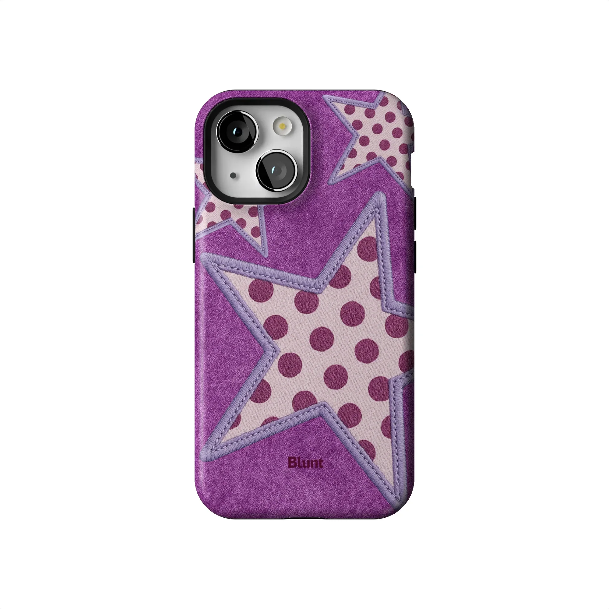 Lilac Crush Polka Star iPhone Case - Image 51