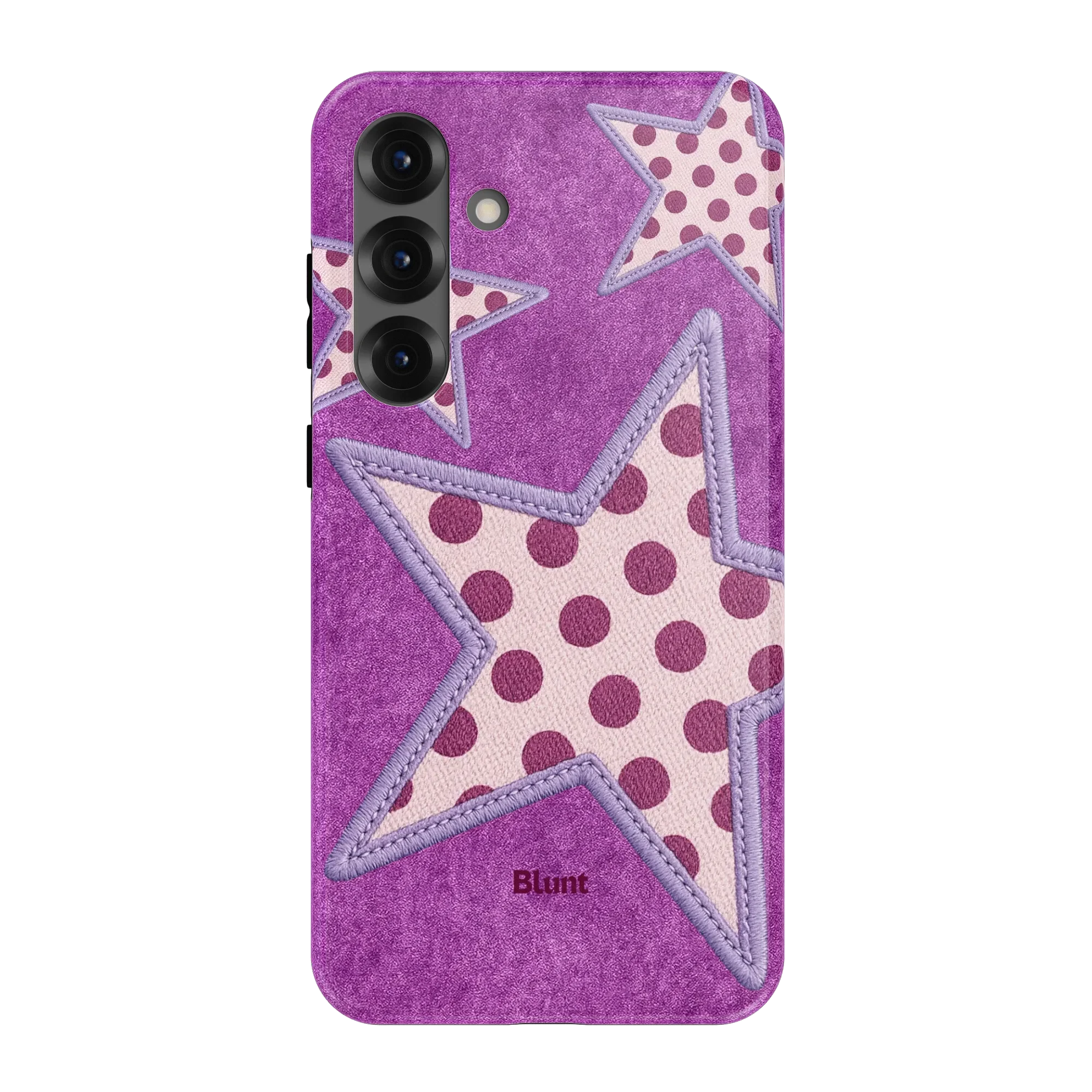 Lilac Crush Polka Star Samsung Case - Image 2