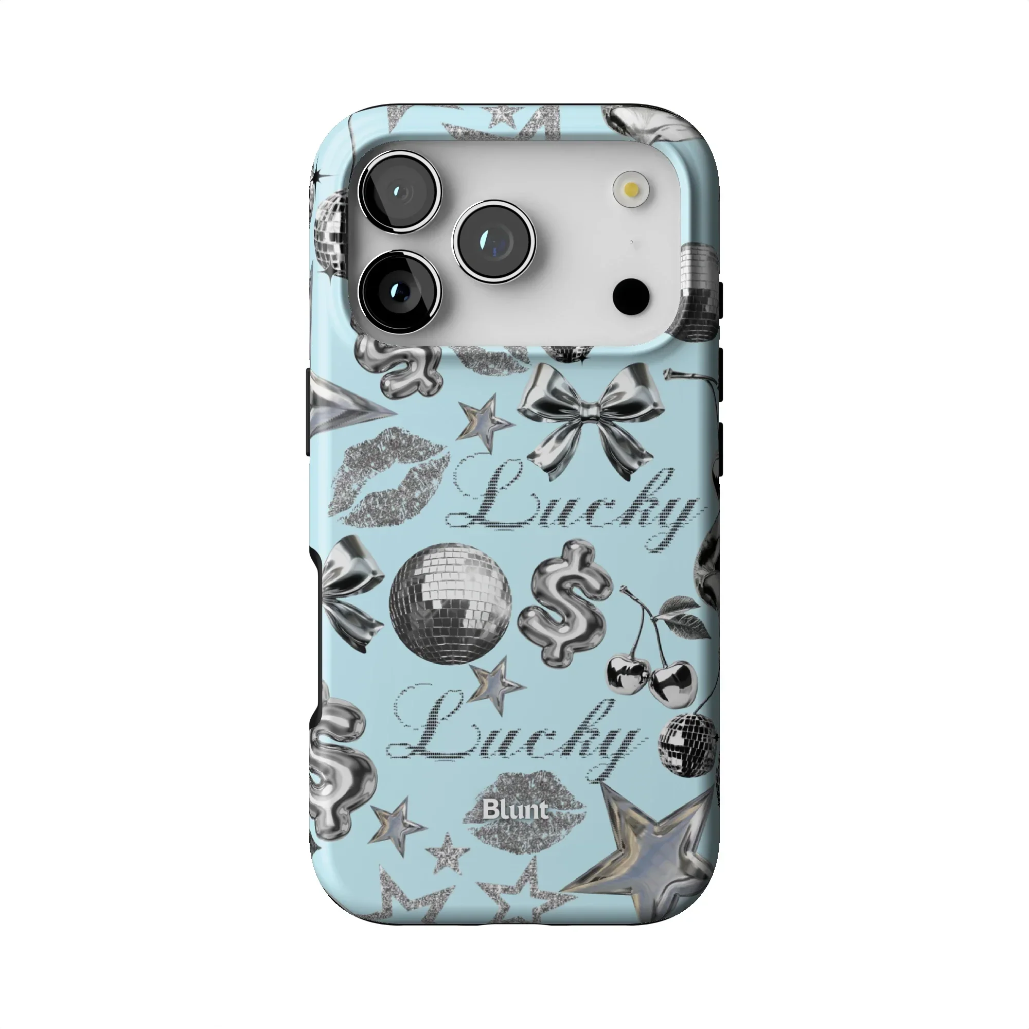 Lucky Baby Blue iPhone Case - Image 33