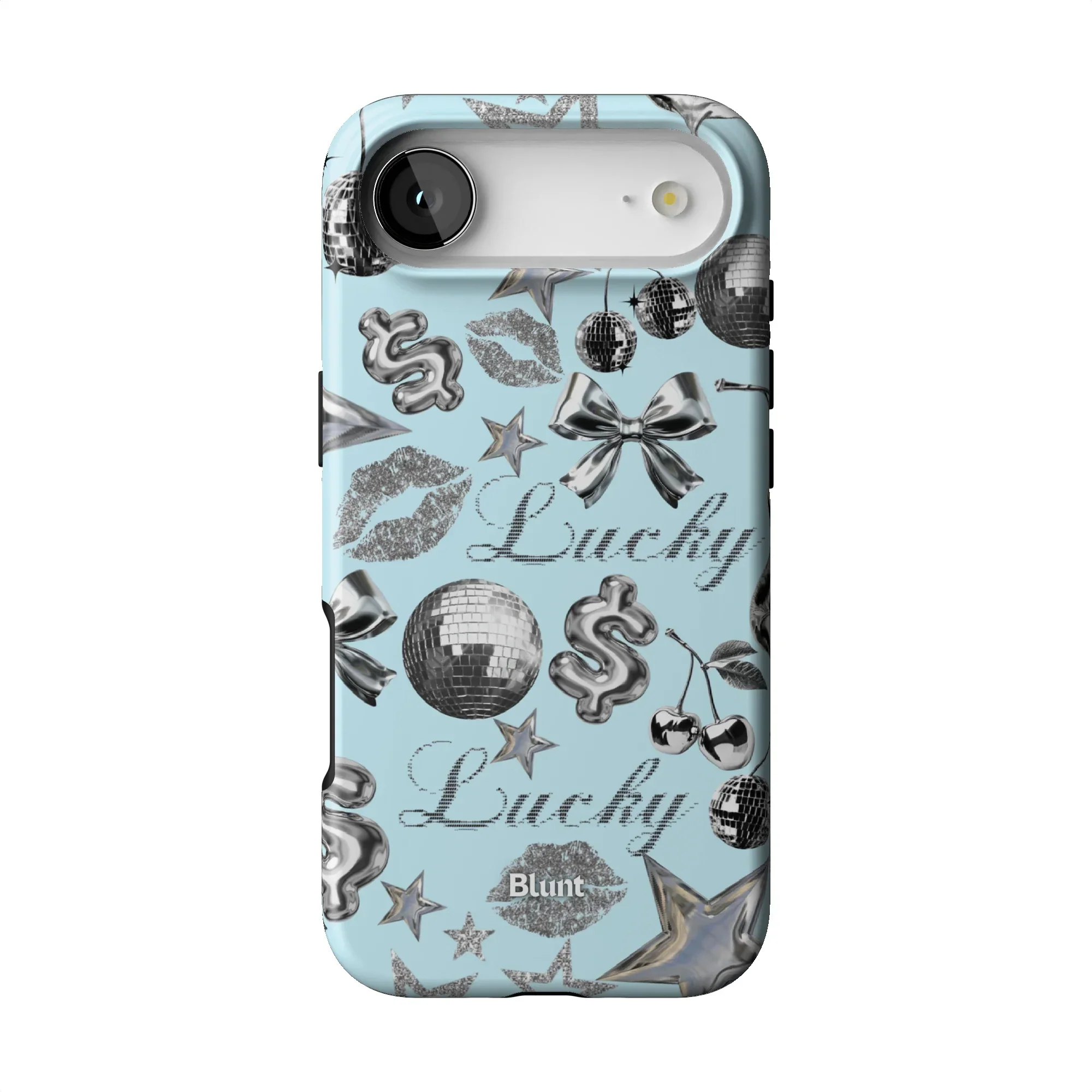 Lucky Baby Blue iPhone Case - Image 35