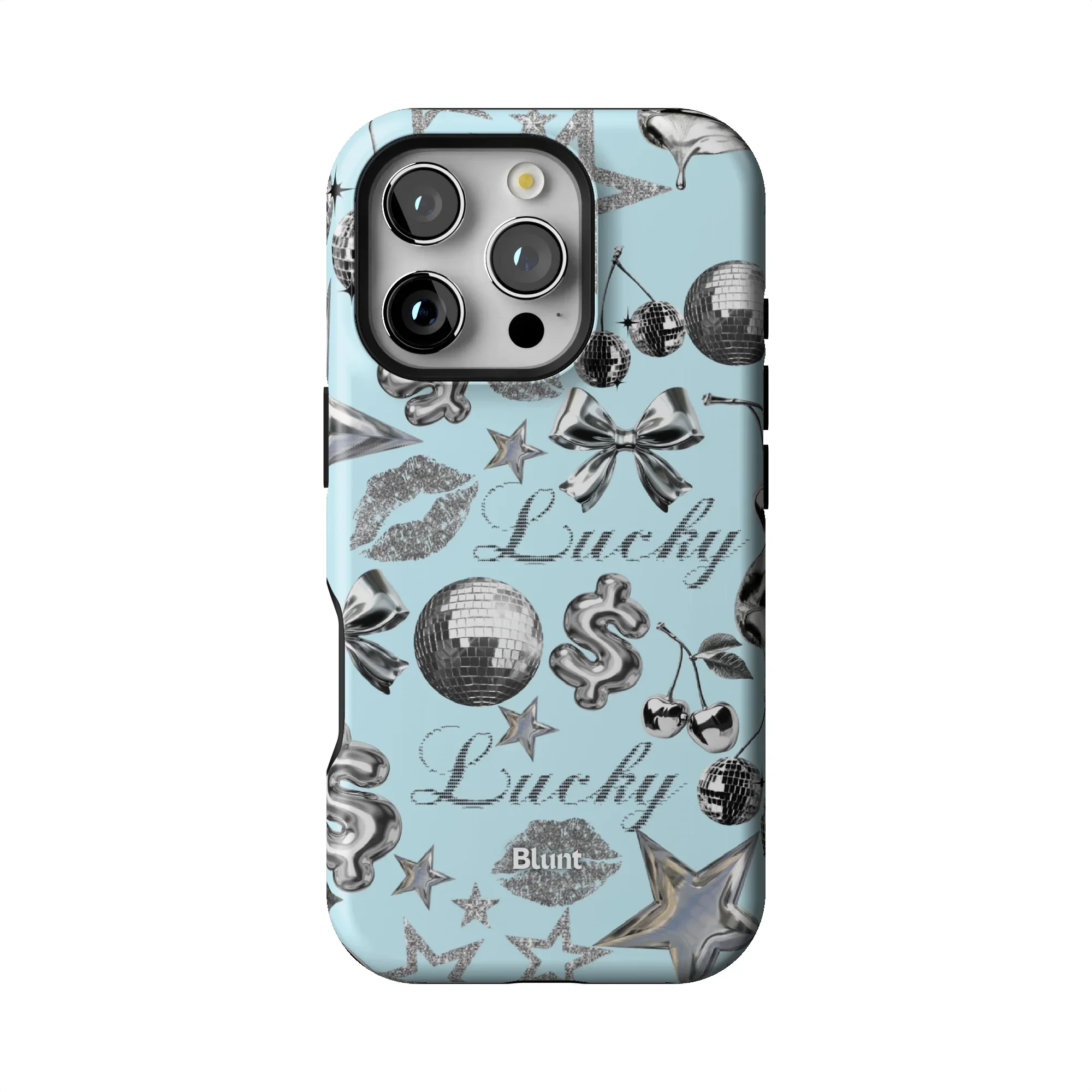 Lucky Baby Blue iPhone Case - Image 37