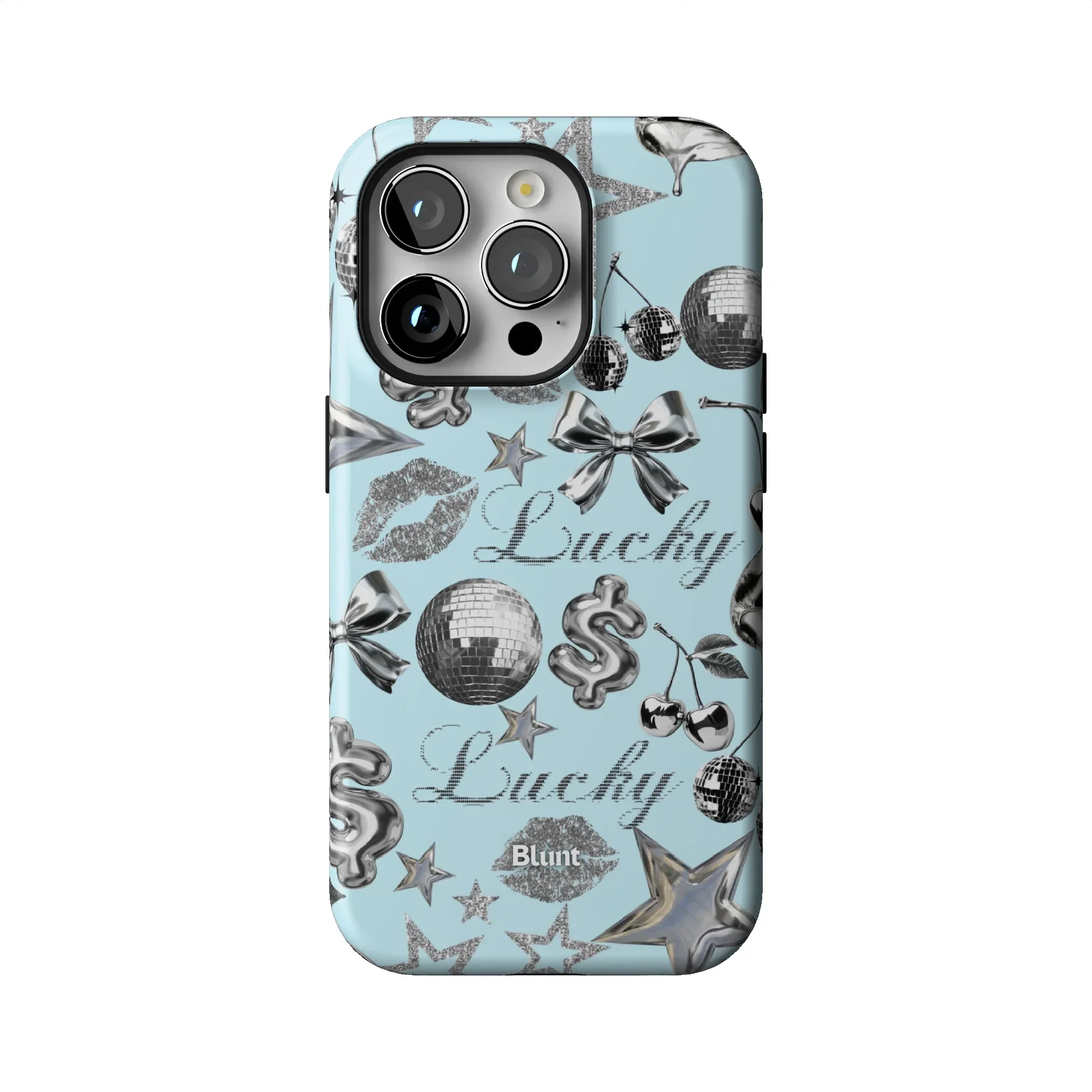 Lucky Baby Blue iPhone Case - Image 45
