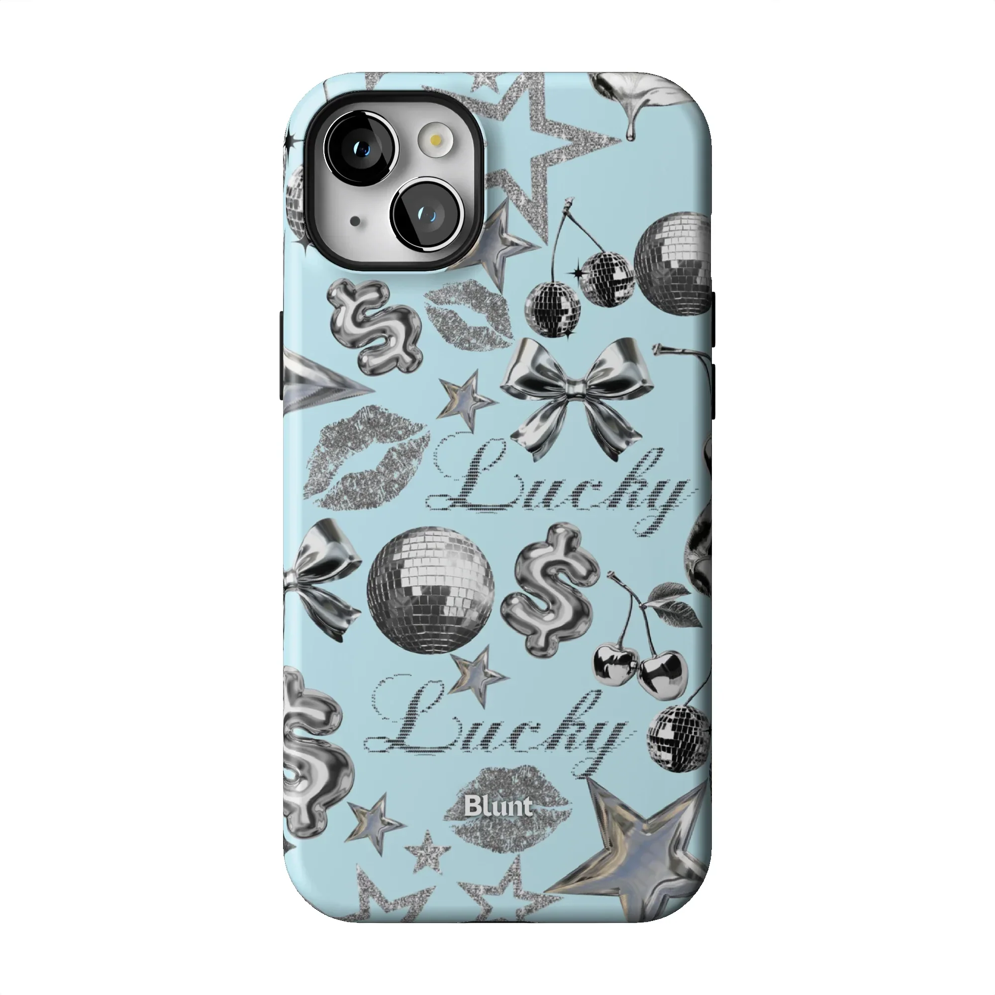 Lucky Baby Blue iPhone Case - Image 47