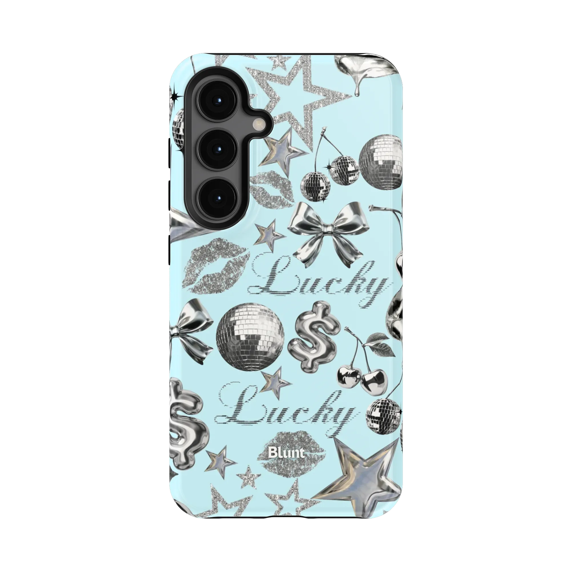 Lucky Baby Blue Samsung Case - Image 4