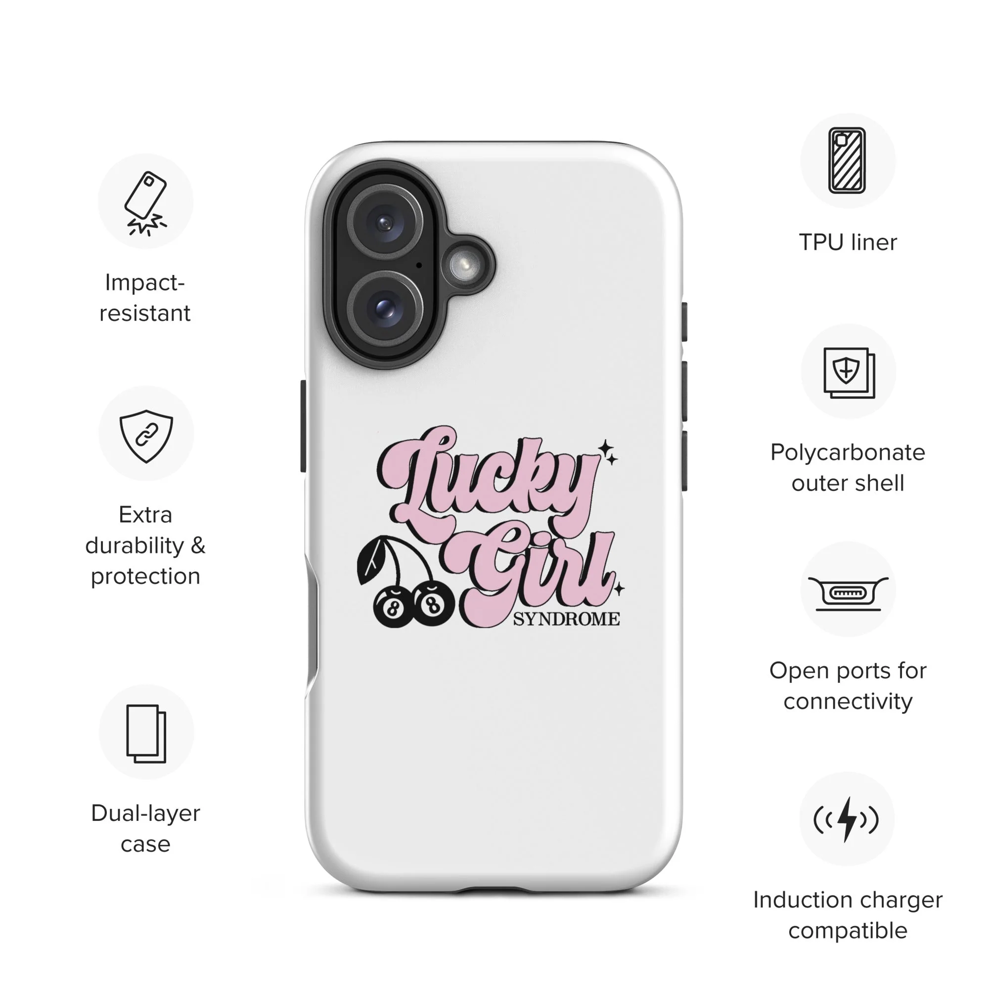 Lucky Girl iPhone Case - Image 45