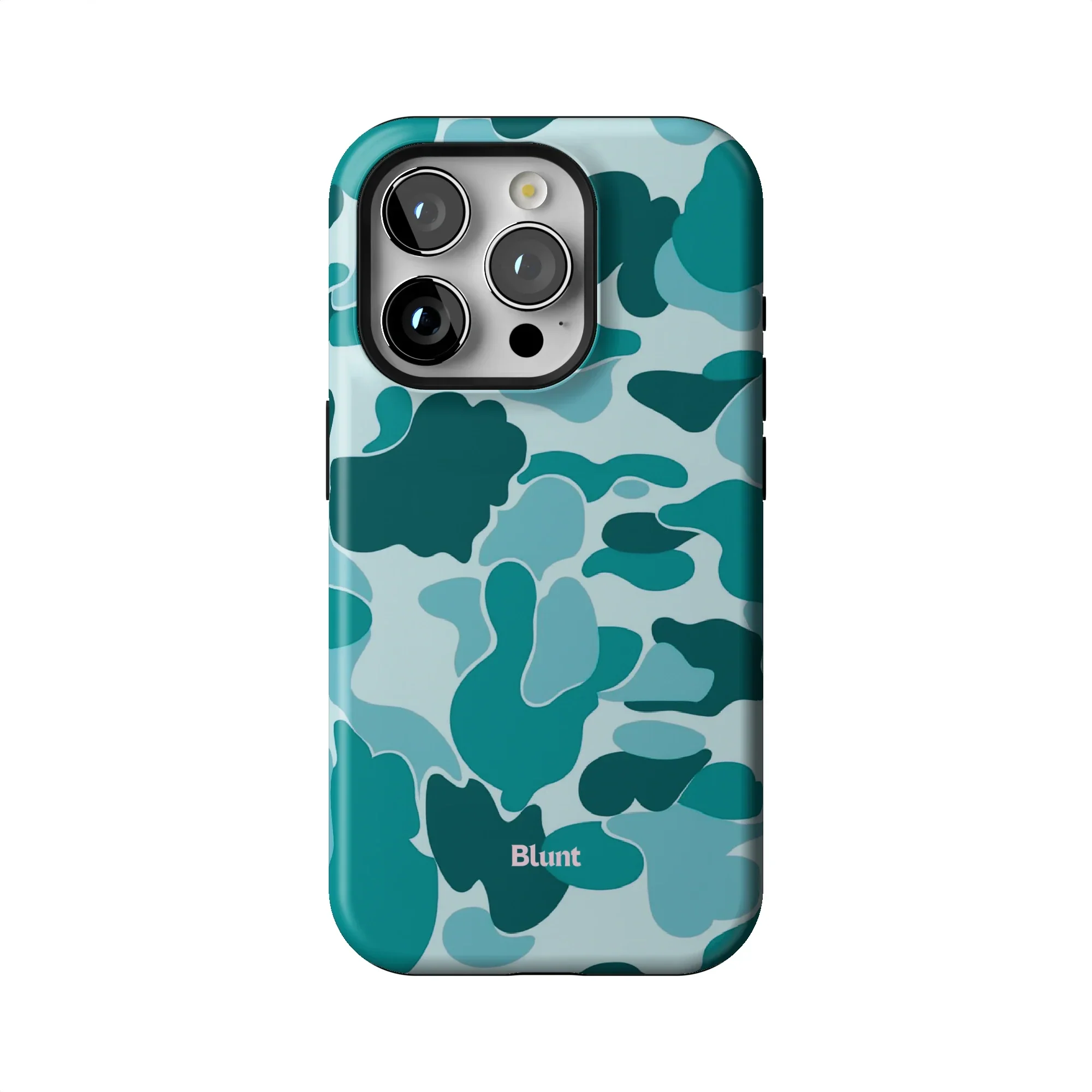 Aqua Camo iPhone Case - Image 41