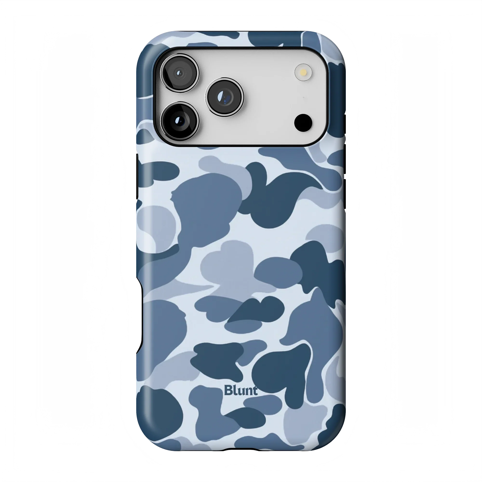 Bluish Camo iPhone Case - Image 3