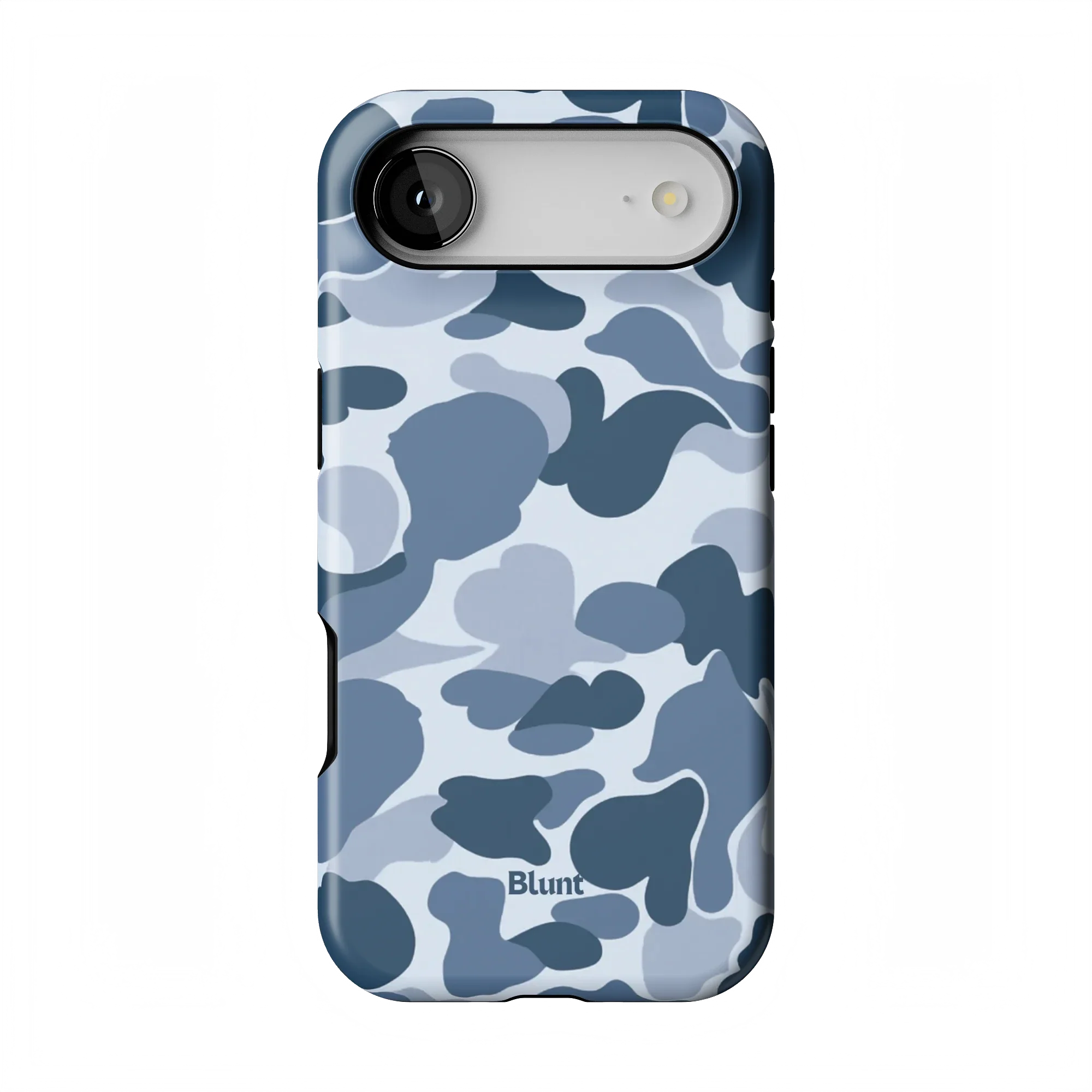 Bluish Camo iPhone Case - Image 4