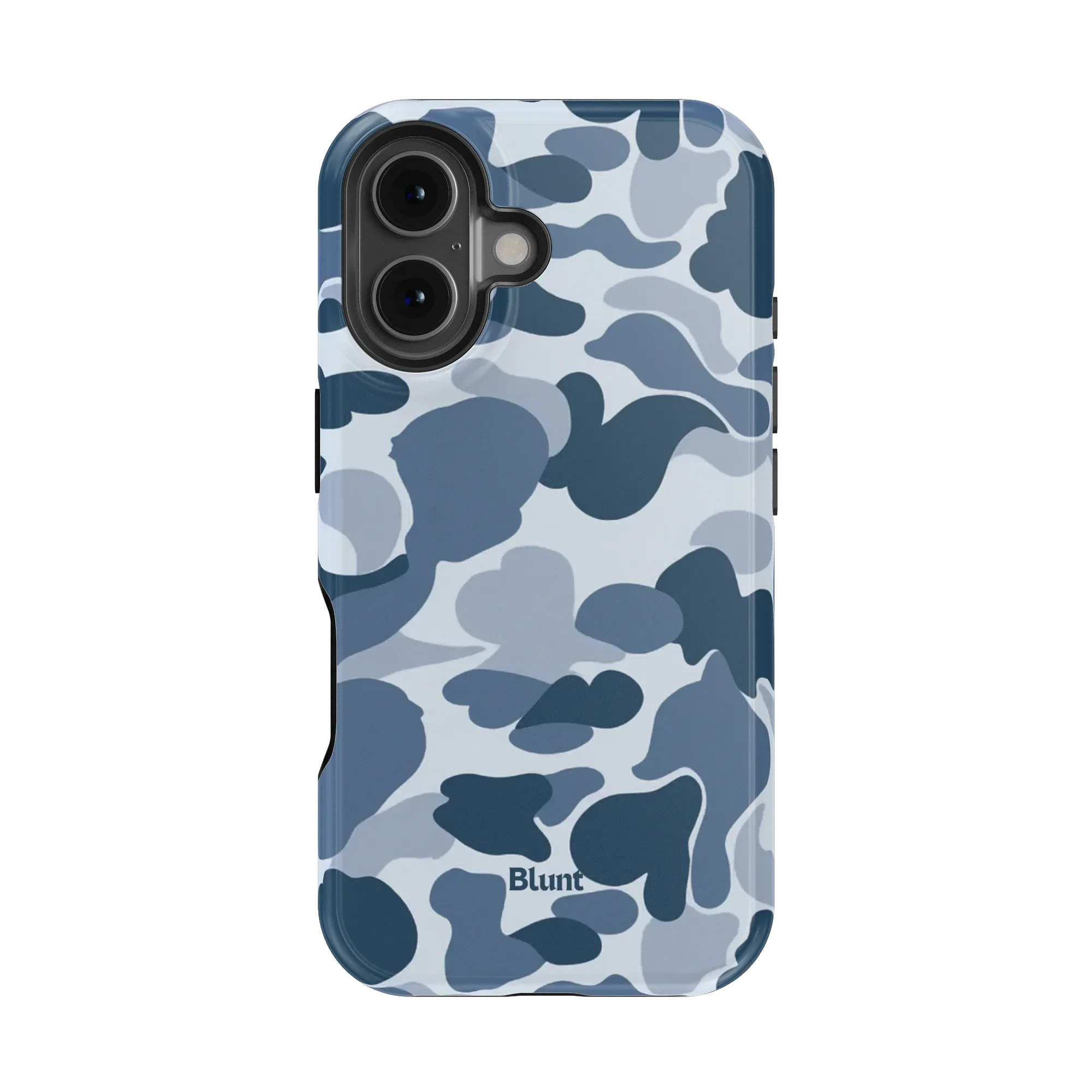 Bluish Camo iPhone Case - Image 5