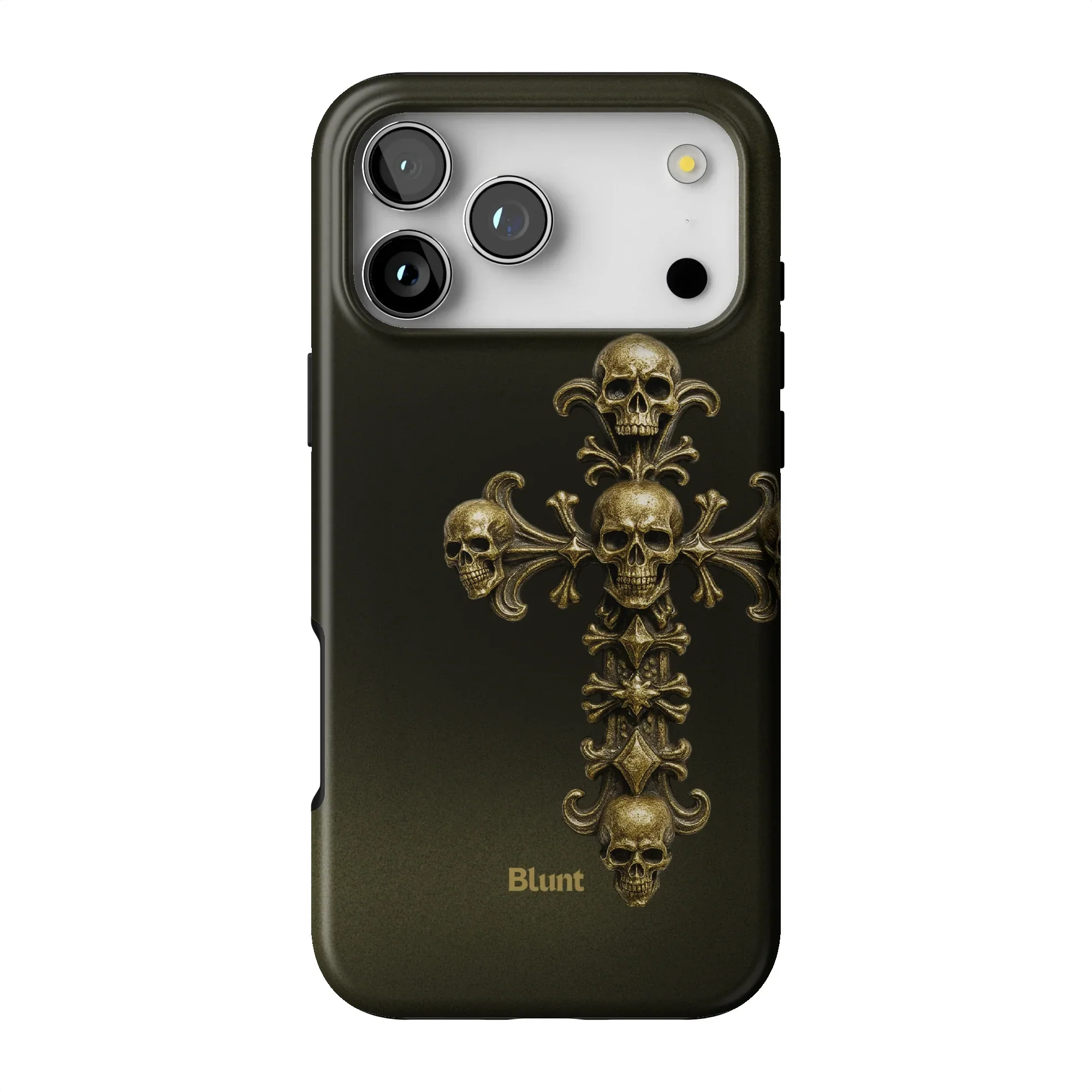 Gold Skull Cross iPhone Case - Image 35