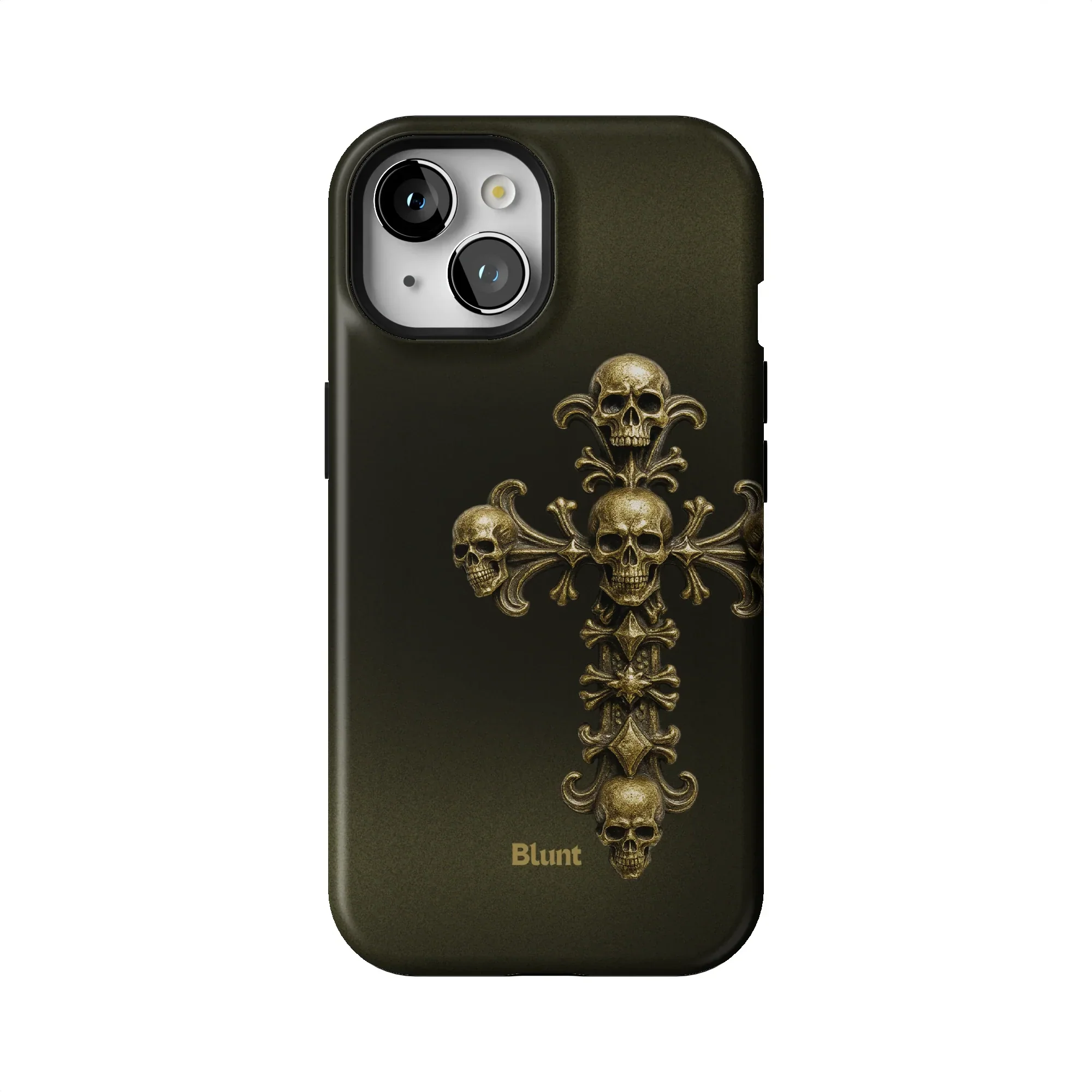 Gold Skull Cross iPhone Case - Image 41