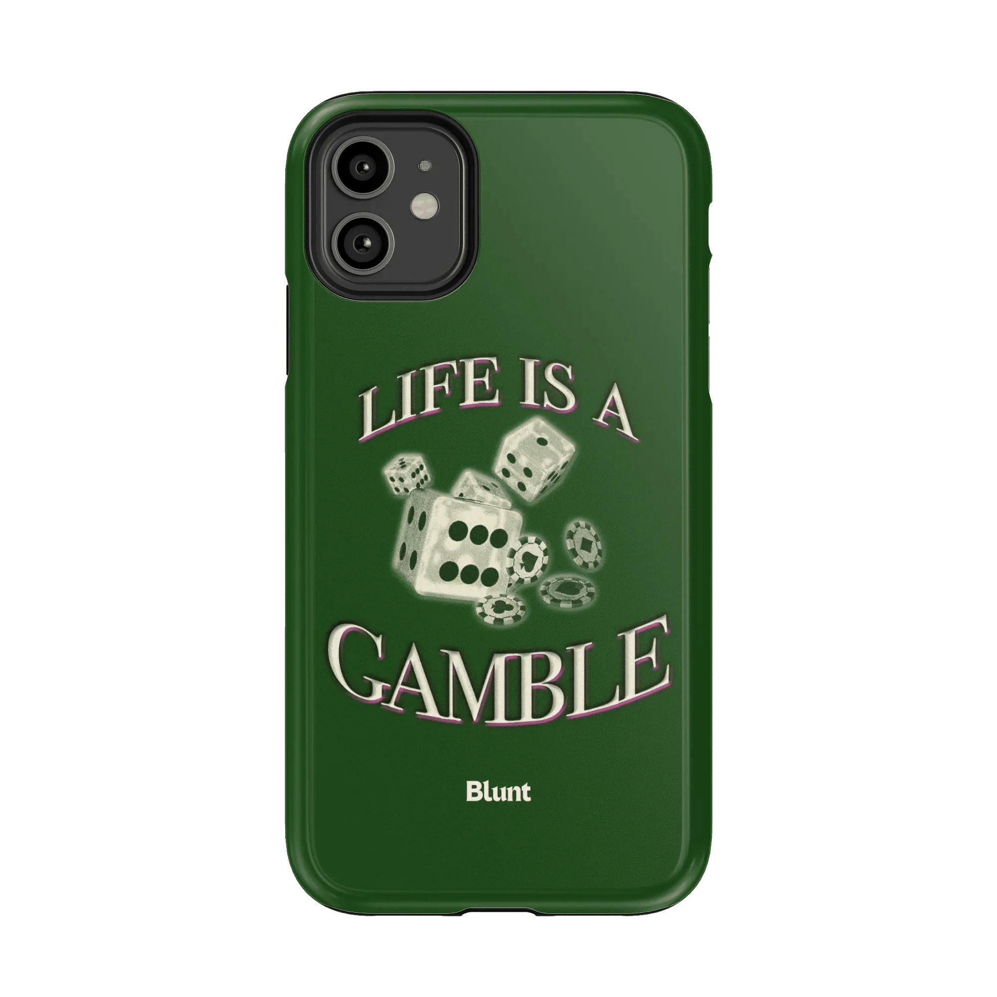 Green Gamble iPhone Case - Image 25