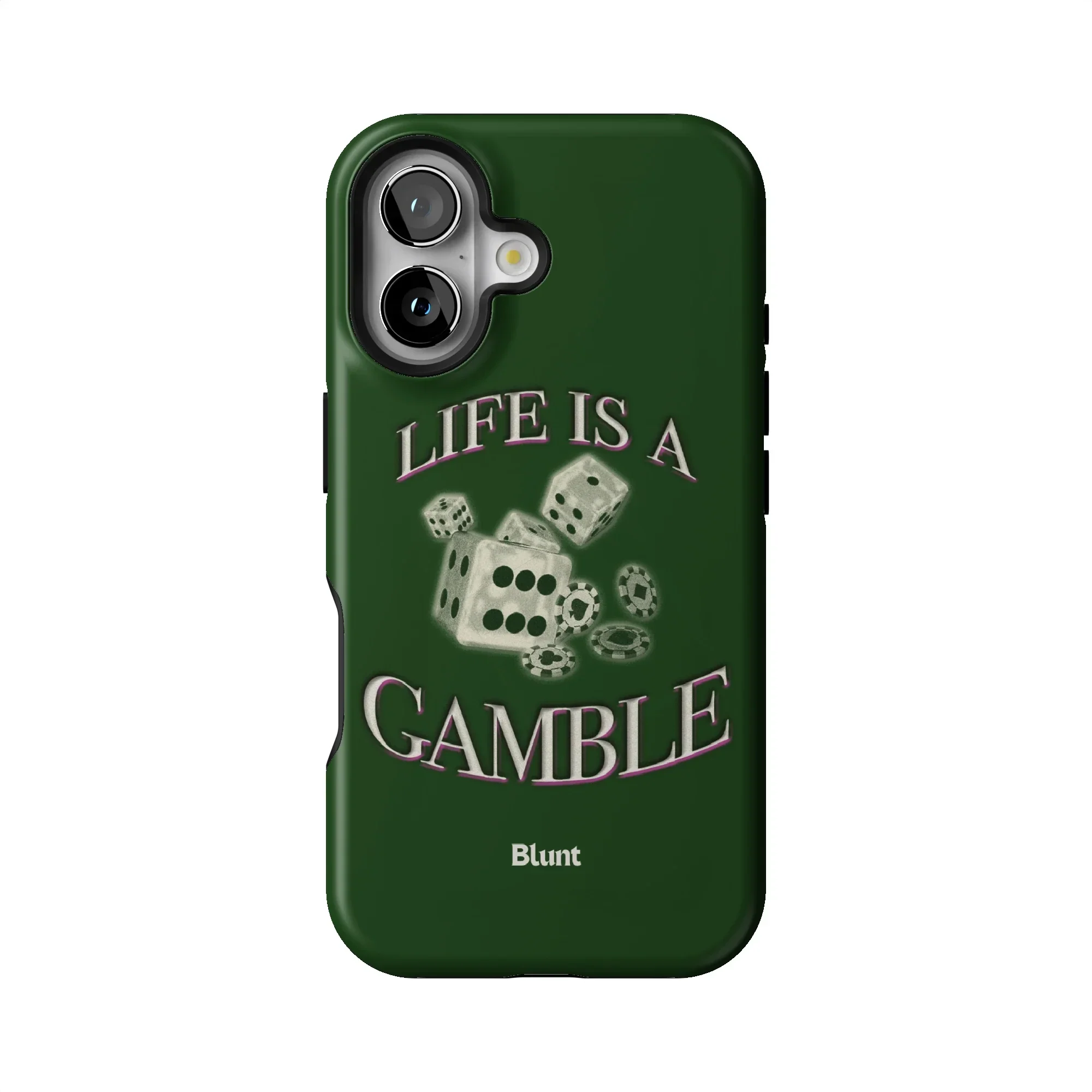 Green Gamble iPhone Case - Image 36