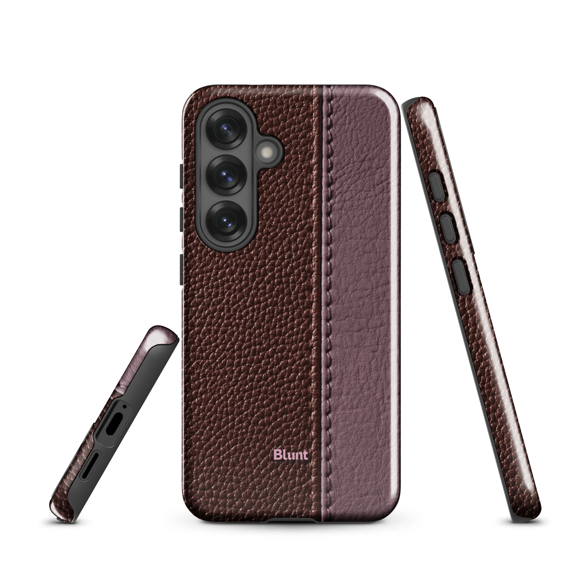 Maroon Grain Samsung Case - Image 16