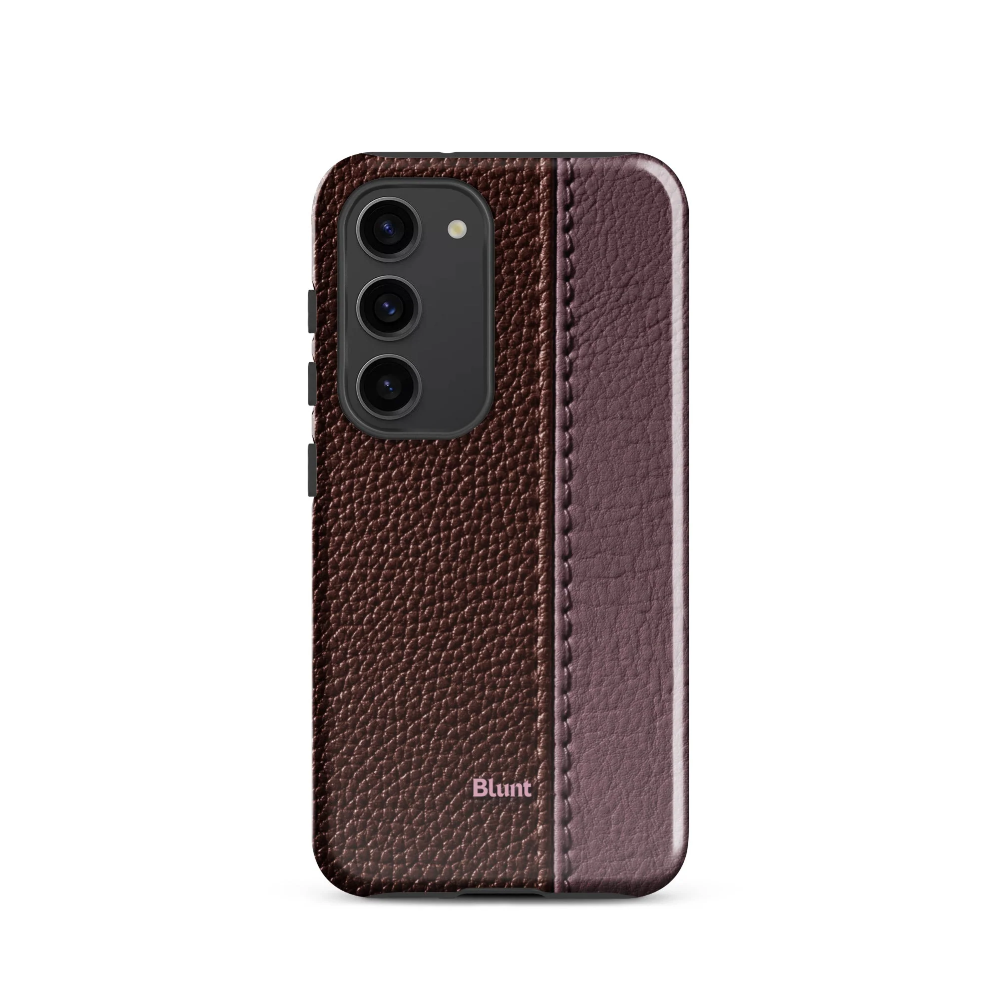 Maroon Grain Samsung Case - Image 7