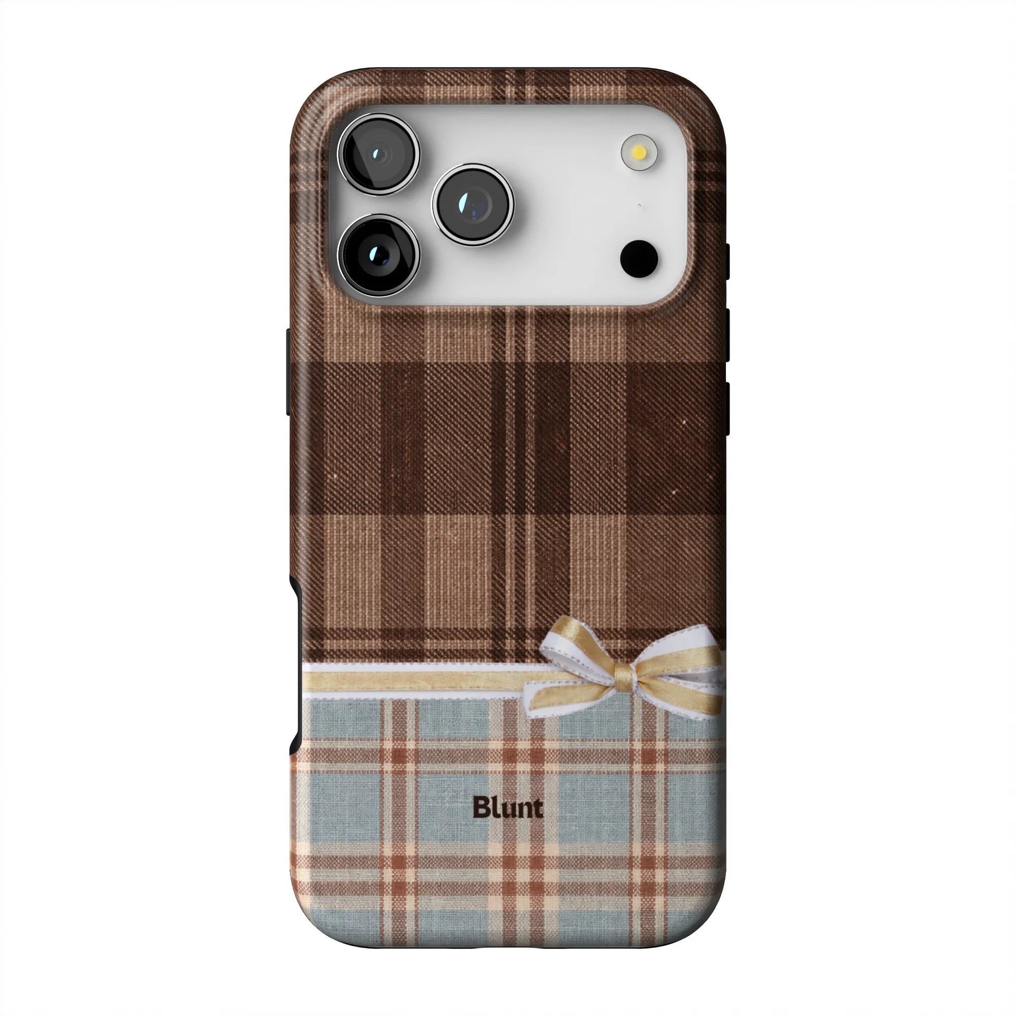 Mocha Plaid iPhone Case - Image 3