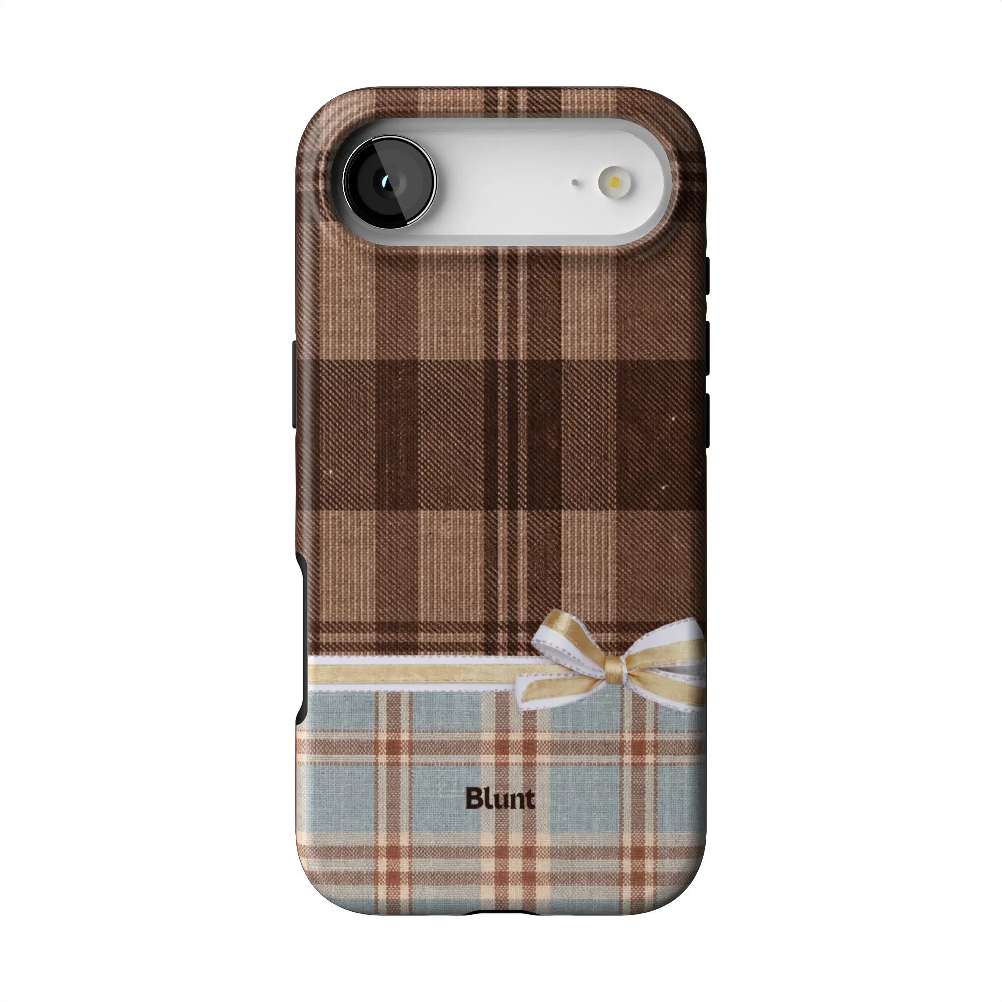 Mocha Plaid iPhone Case - Image 4