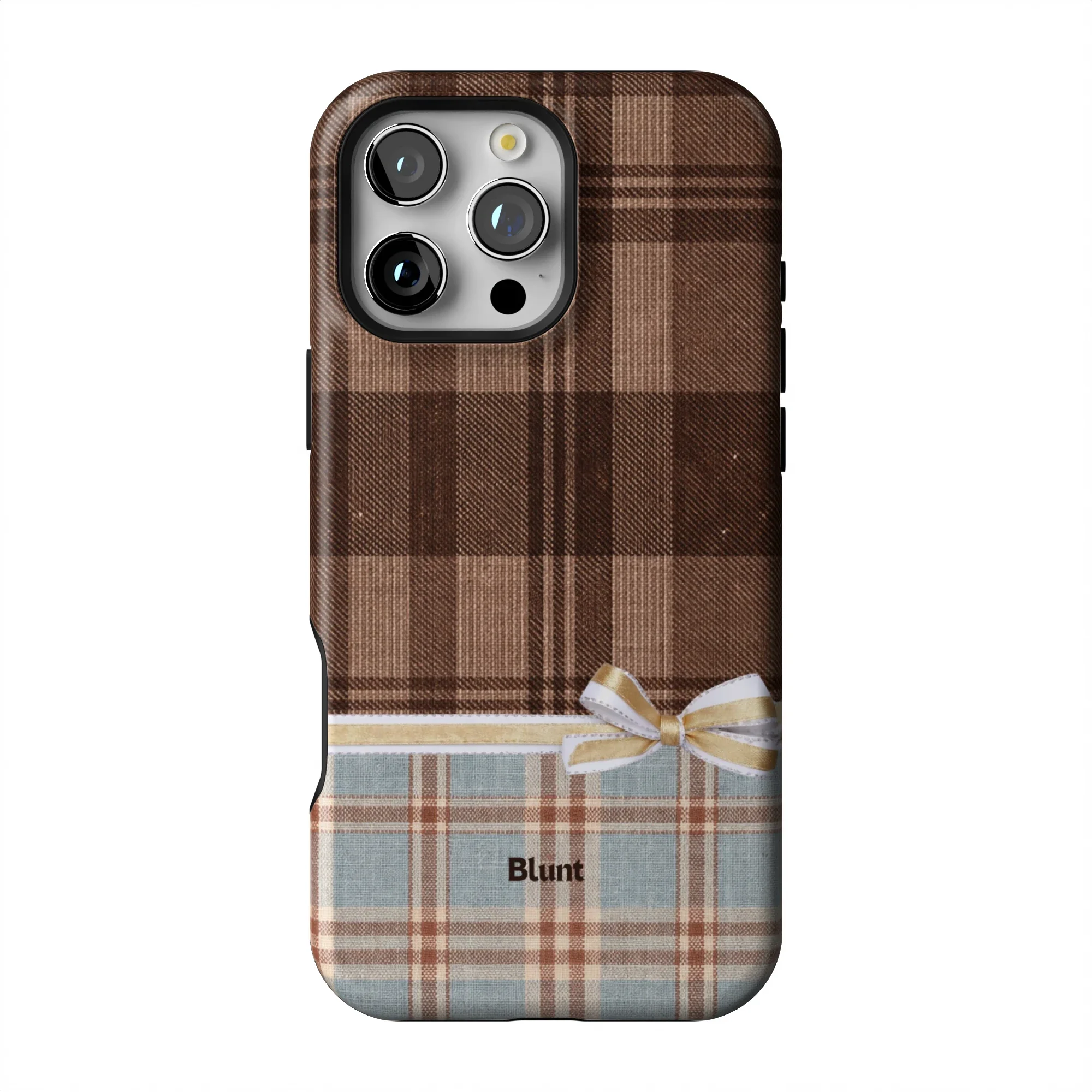 Mocha Plaid iPhone Case - Image 7