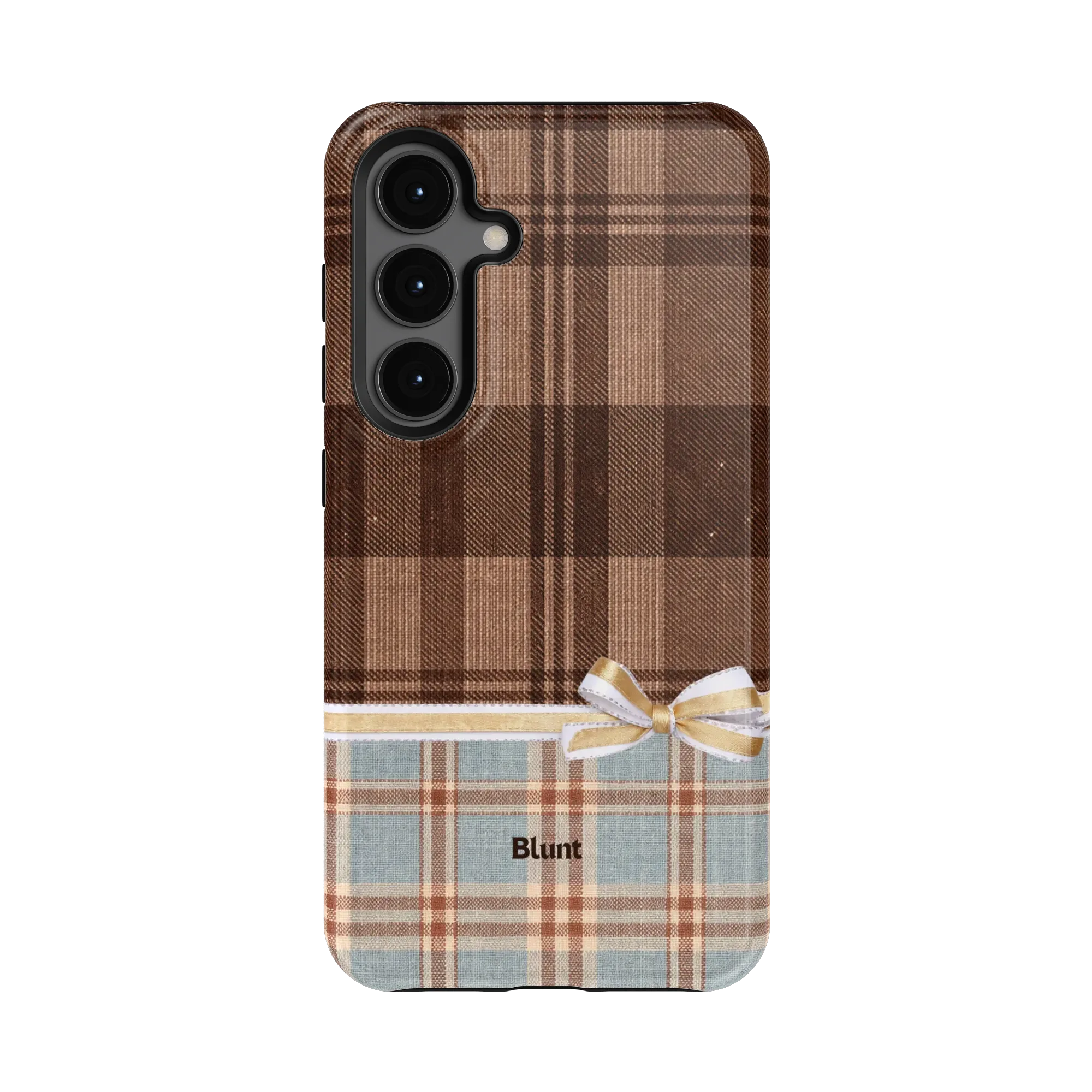 Mocha Plaid Samsung Case - Image 4