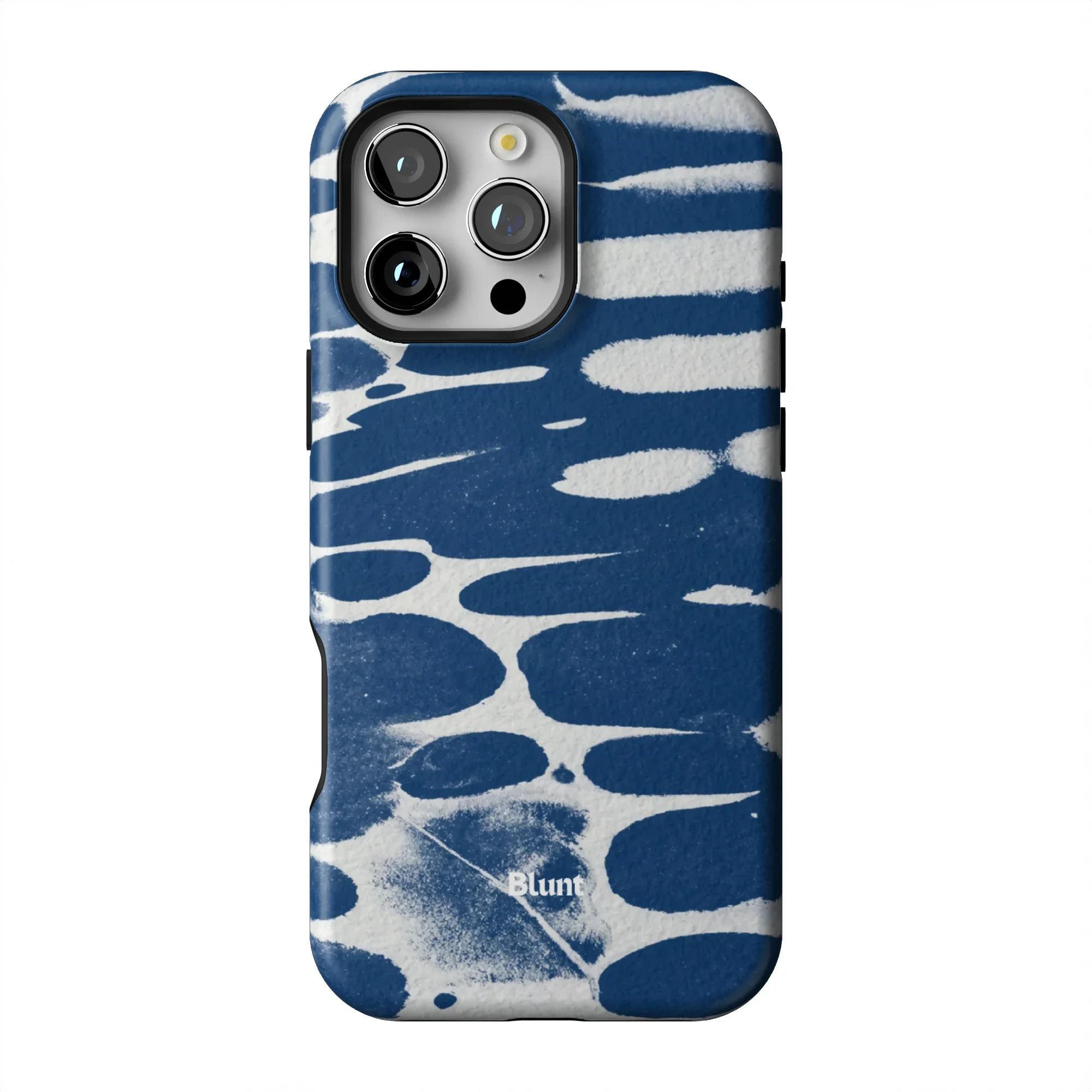 Navy Noir Abstract iPhone Case - Image 16