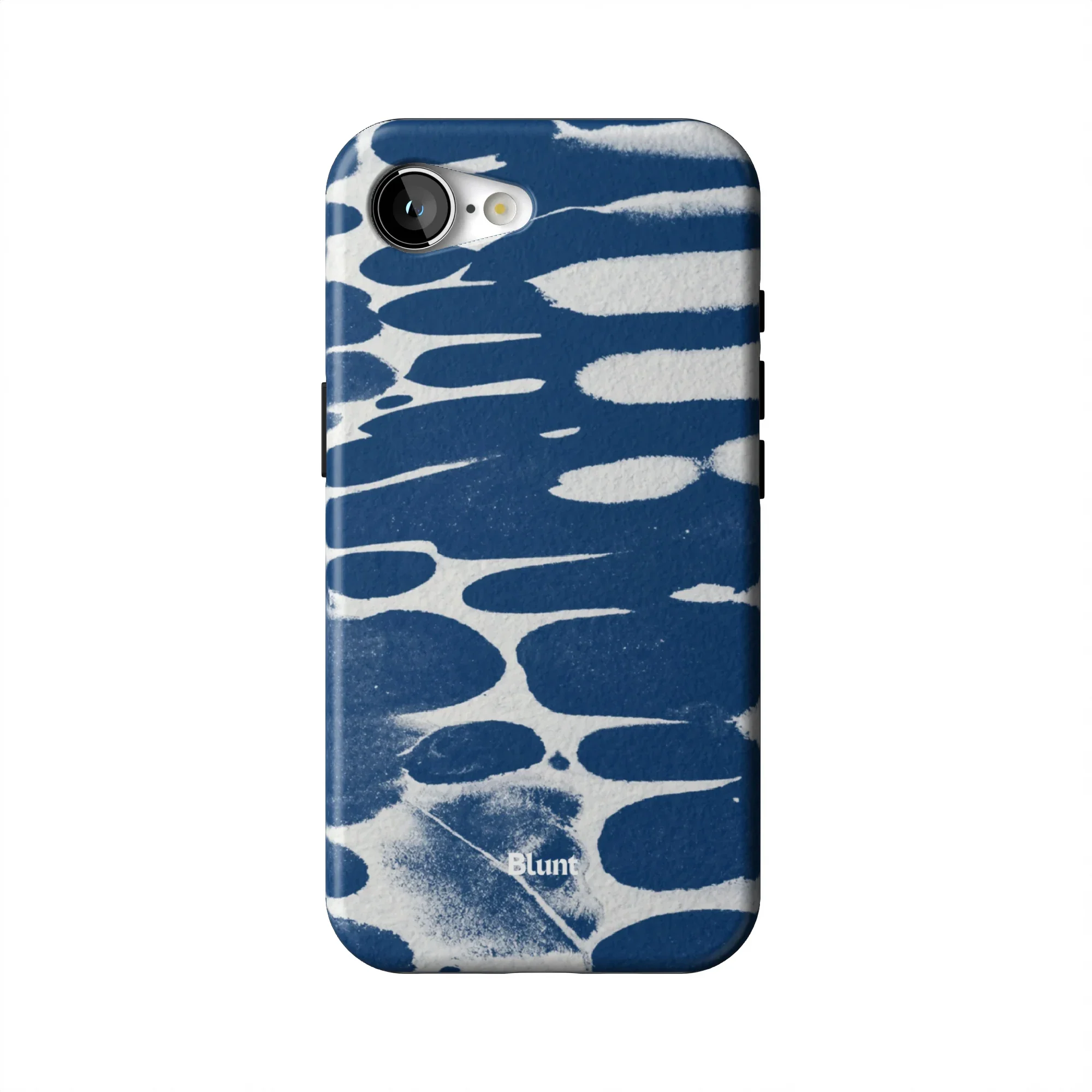 Navy Noir Abstract iPhone Case - Image 19