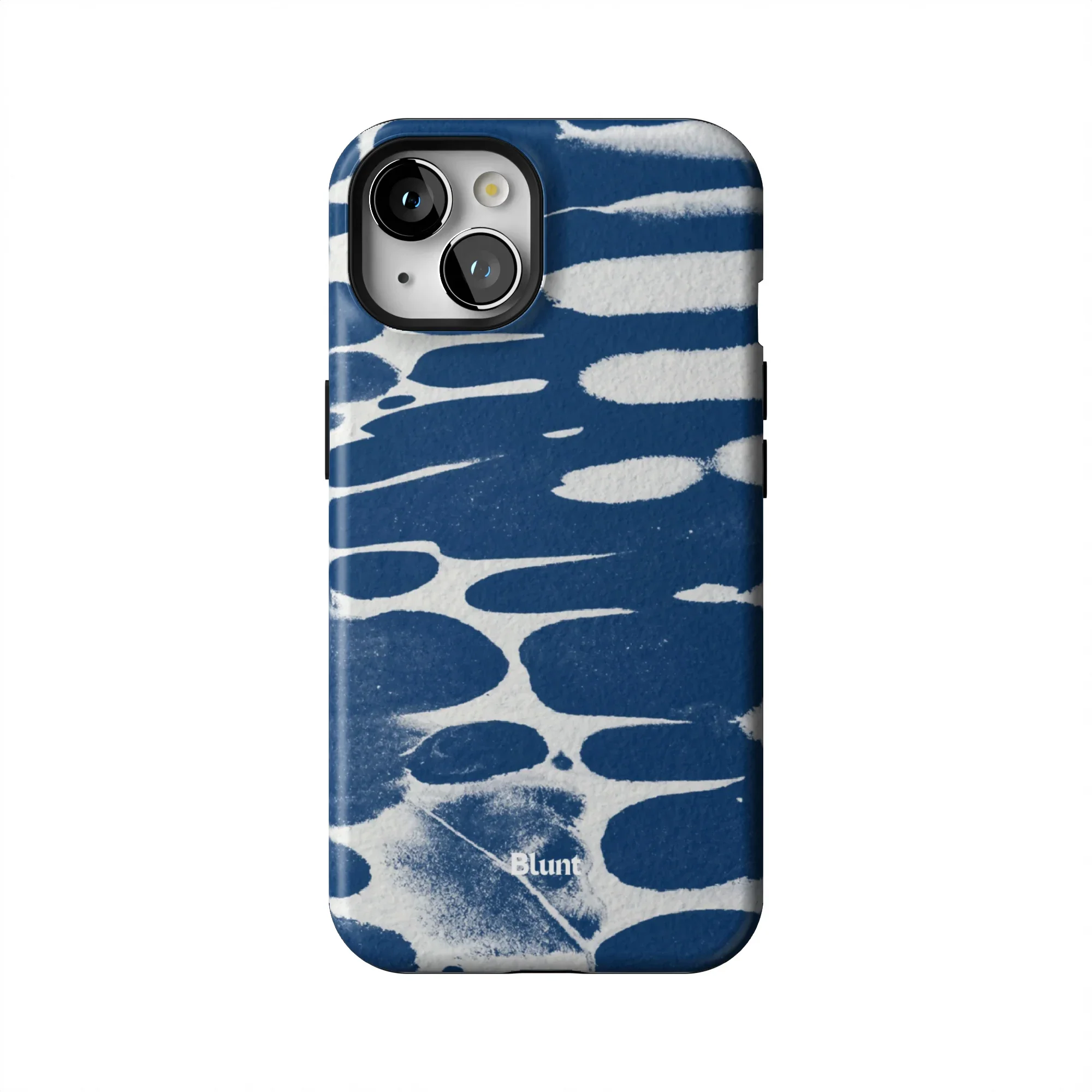 Navy Noir Abstract iPhone Case - Image 37