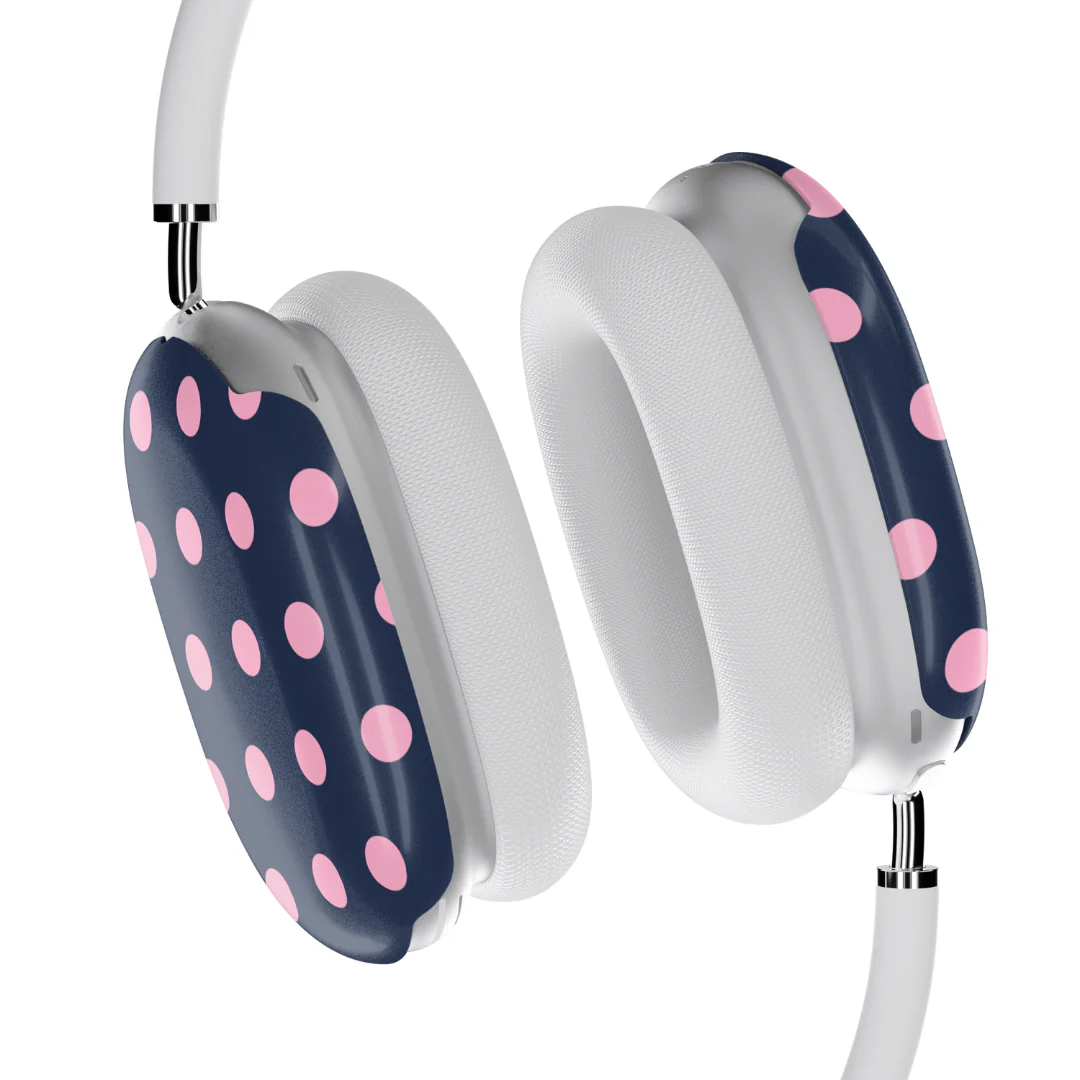 Navy Polka AirPod Max Case - Image 2