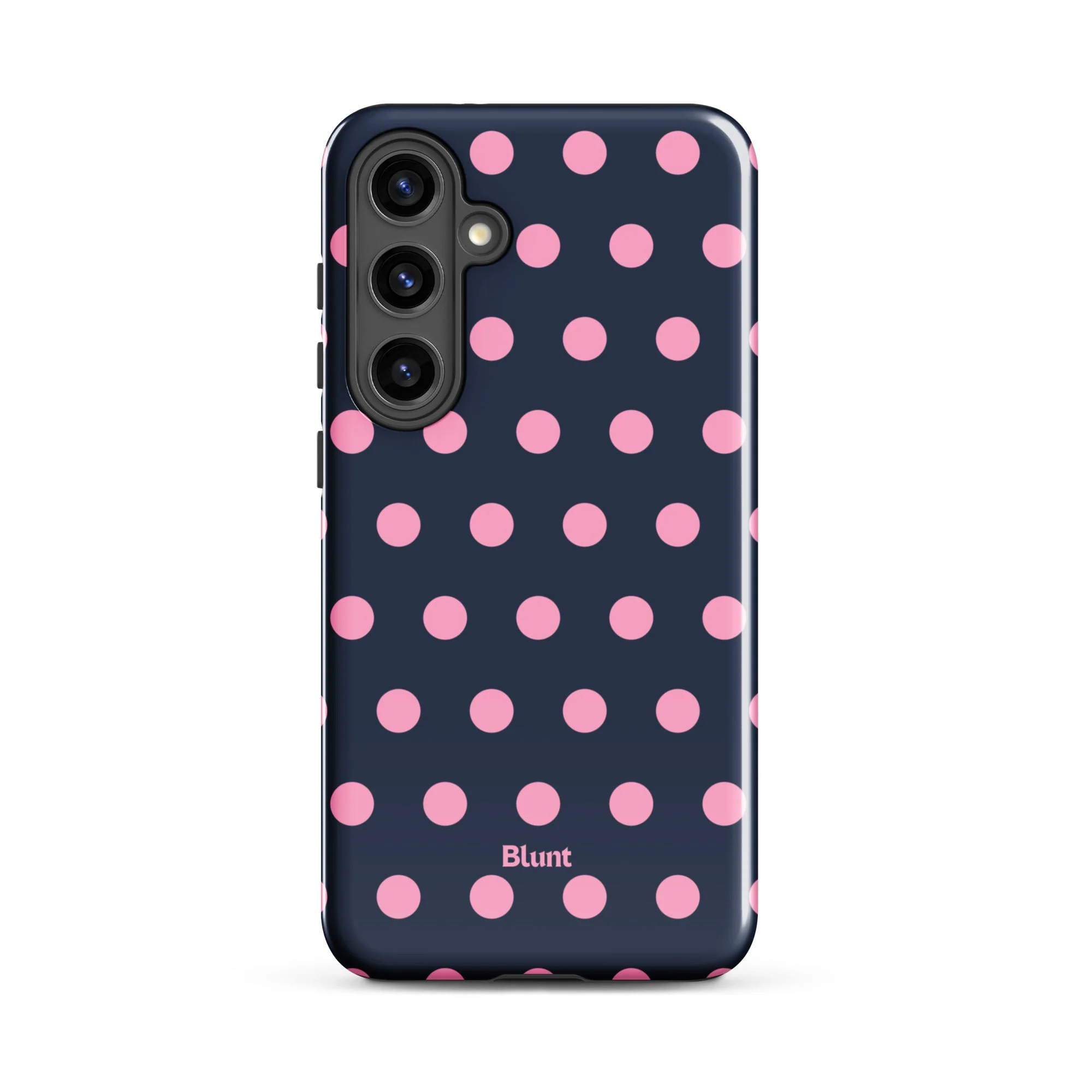 Navy Polka Samsung Case - Image 5
