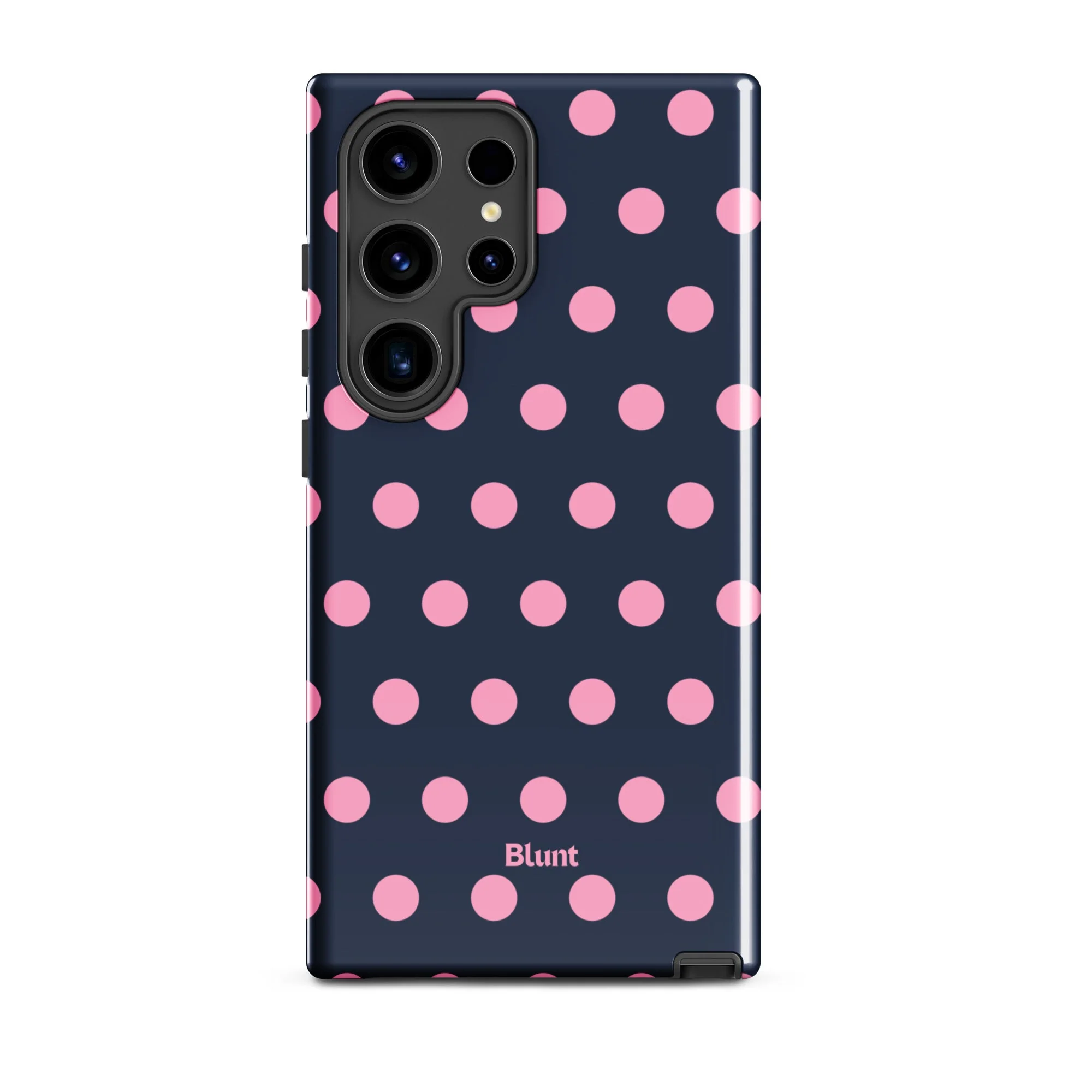 Navy Polka Samsung Case - Image 6