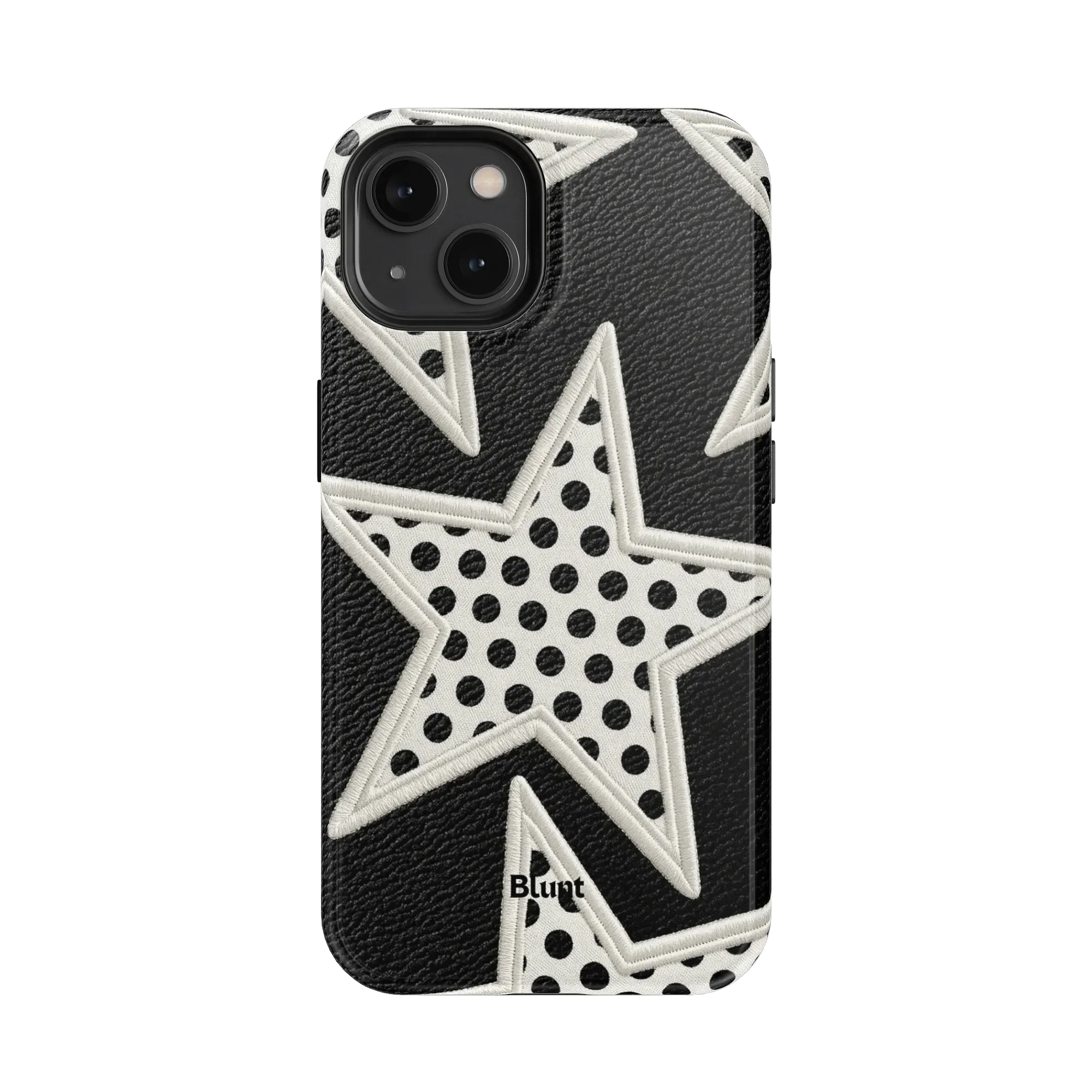Noir Polka Star iPhone Case - Image 13