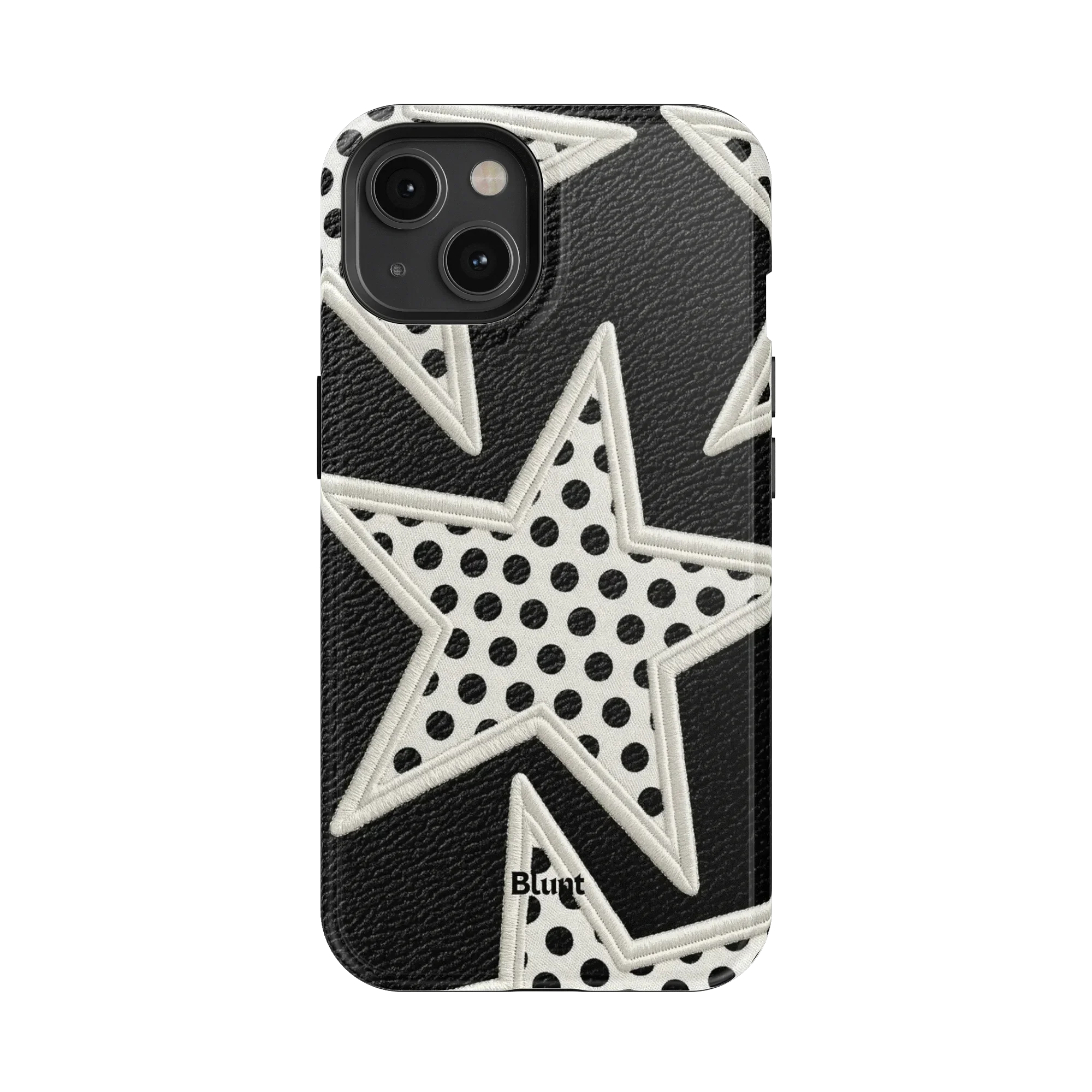 Noir Polka Star iPhone Case - Image 17