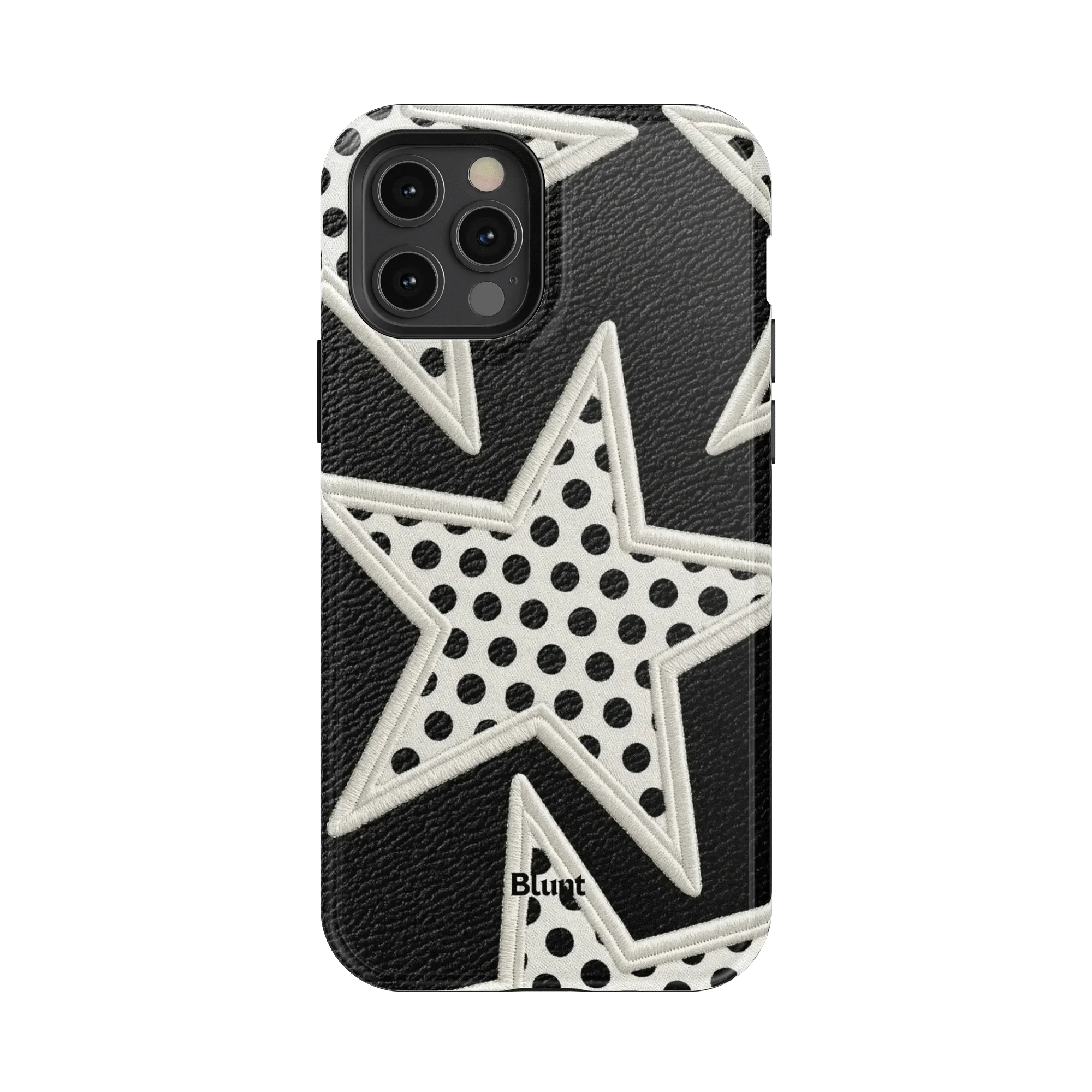 Noir Polka Star iPhone Case - Image 22